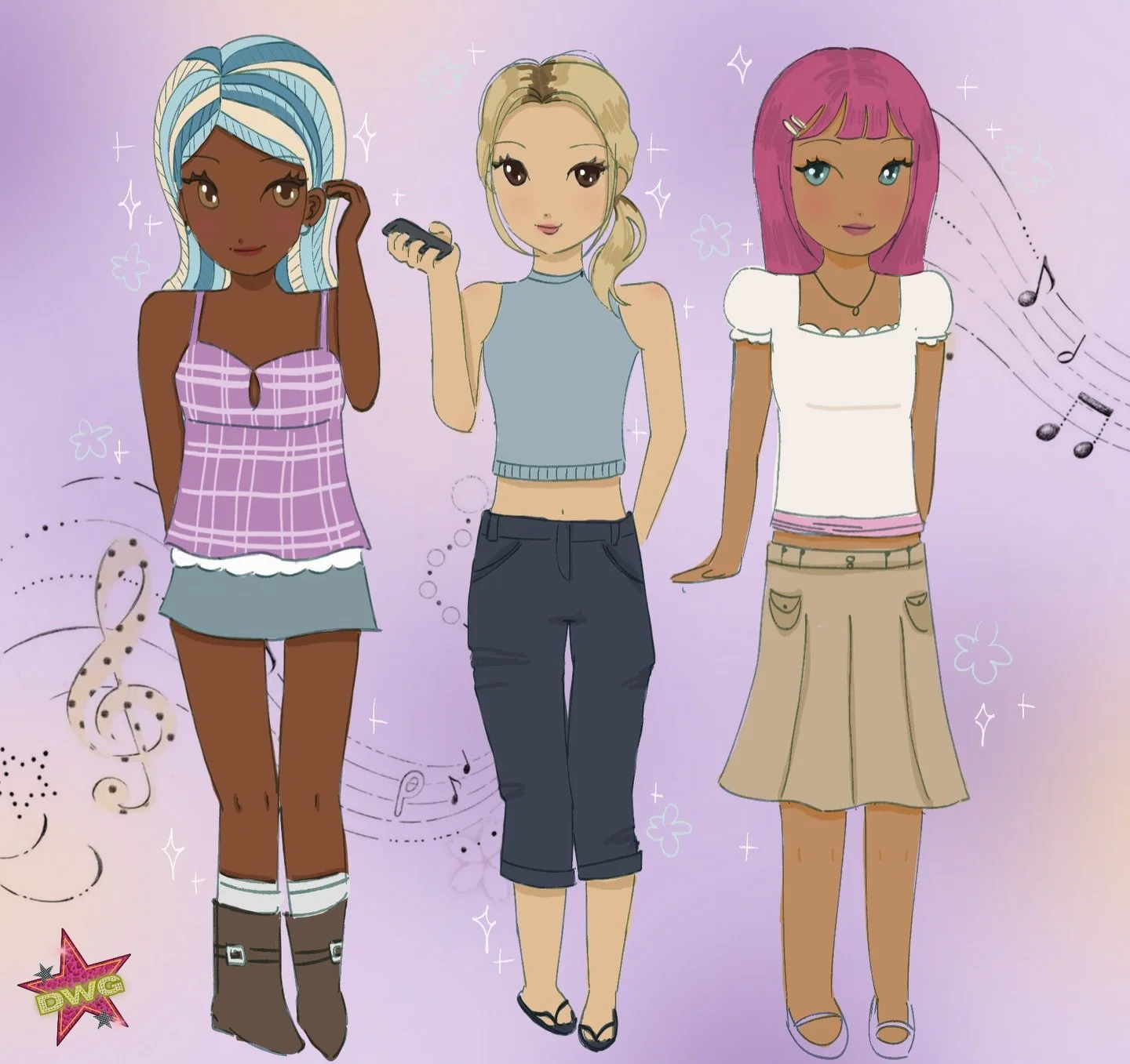 Happy spring! Our dreamworldgirl oc&rsquo;s are back for another #DREAMWORLDGIRLDTIYS 🌷☀️🦋☘️

Post your drawings of Celeste, Soleil, and Angel with the hashtag #dreamworldgirldtiys for a chance to pick out any DWG issue of your choice! 💓

The dead