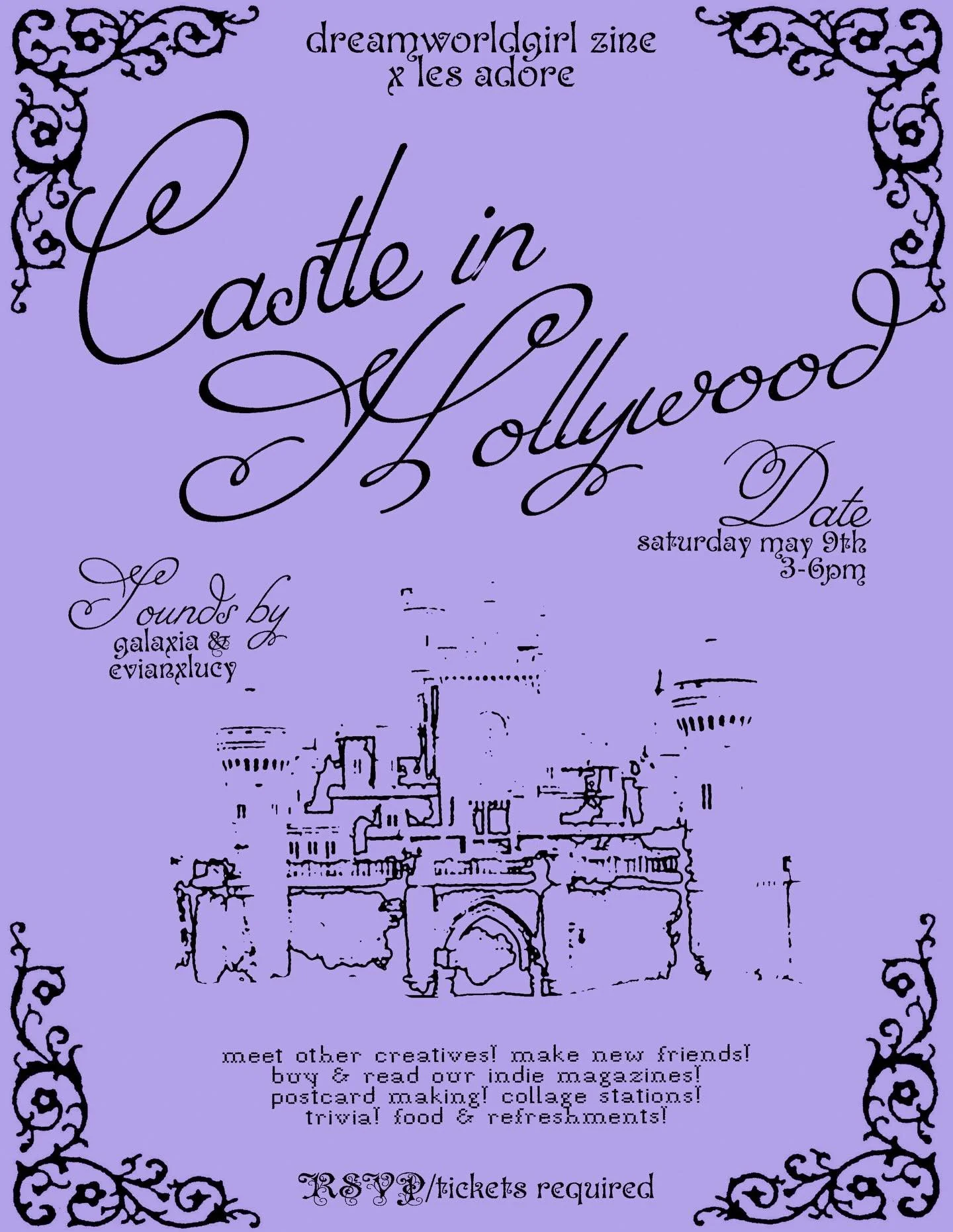 🎀Step into Dreamland🎀 For one very special afternoon, DWG &amp; Les Adore are inviting YOU to our Girl Castle in Los Angeles ✨✨ This is an invitation to play in your closet, embrace the whimsy, and return to girlhood.

We&rsquo;ll have caf&eacute; 