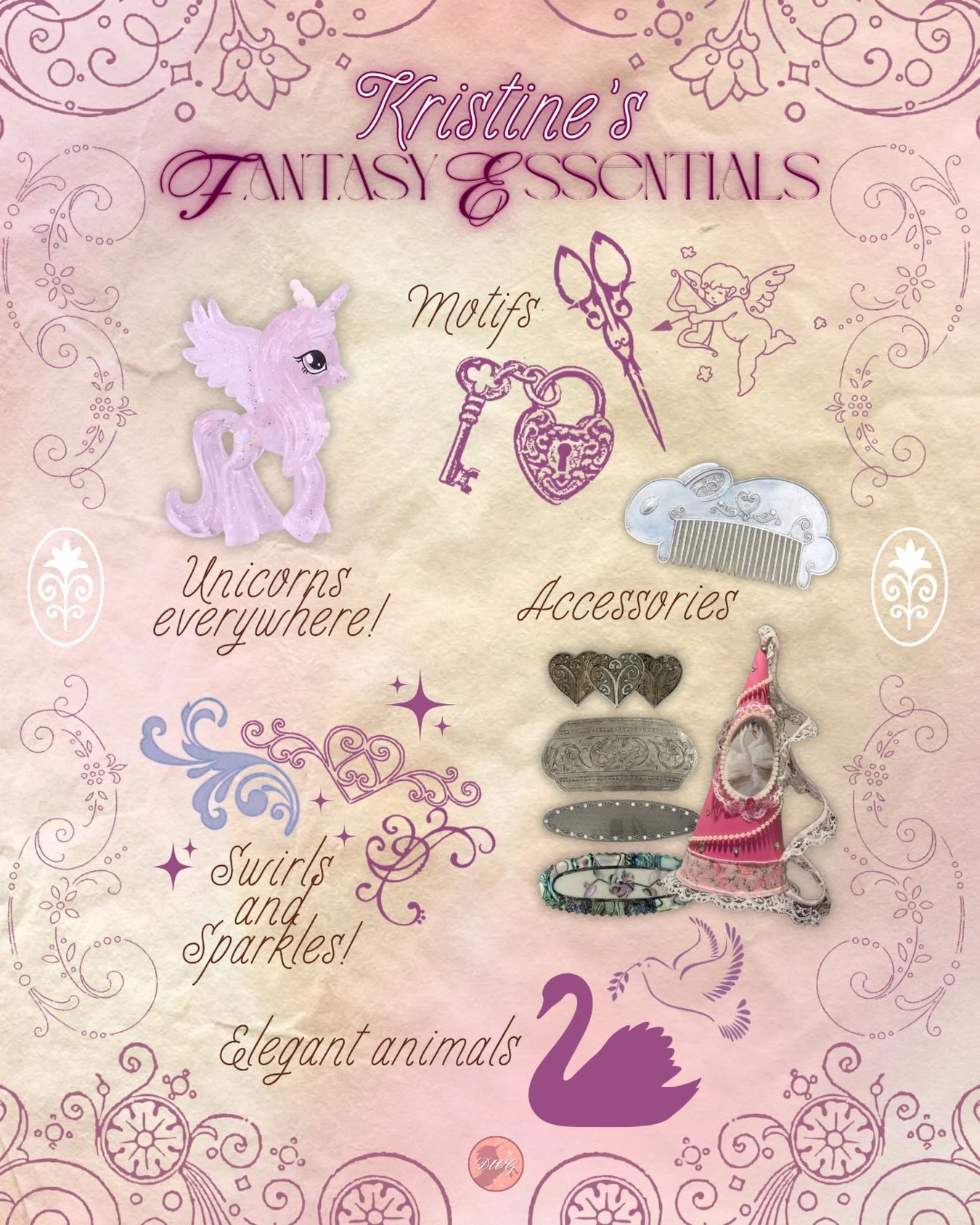 what kristine has been obsessed (hehe&hellip;) with for the fantasy season! you&rsquo;ll be seeing at least one of these in all of my graphics! 🌀🪽⚔️🦢

graphics by @kriztinevo 🧝&zwj;♀️