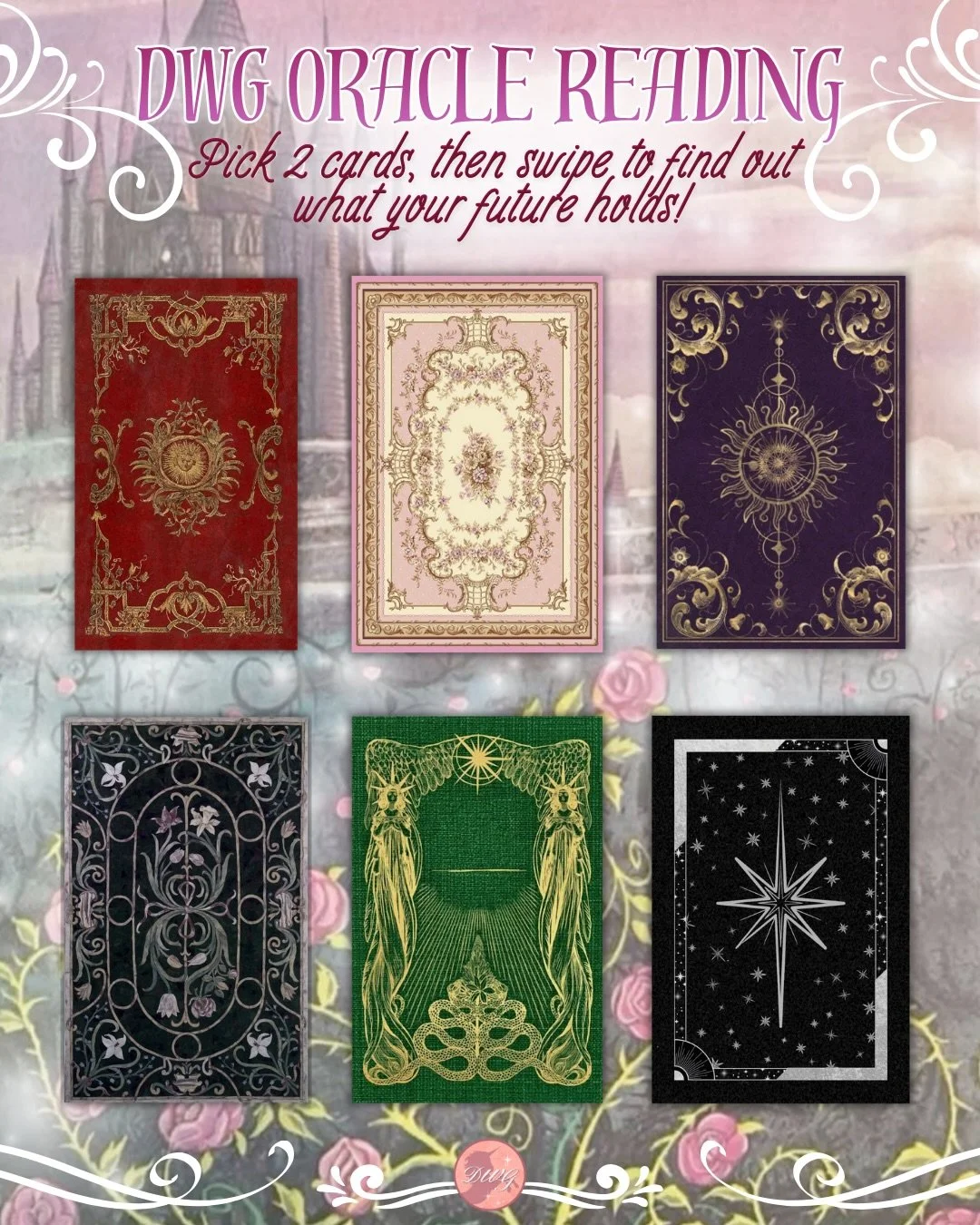 It&rsquo;s time to see what the future has in store for you! 🃏🔮✨ Pick 2 cards that call out to you and swipe to find out what they mean! 💭 

Graphics: @kriztinevo