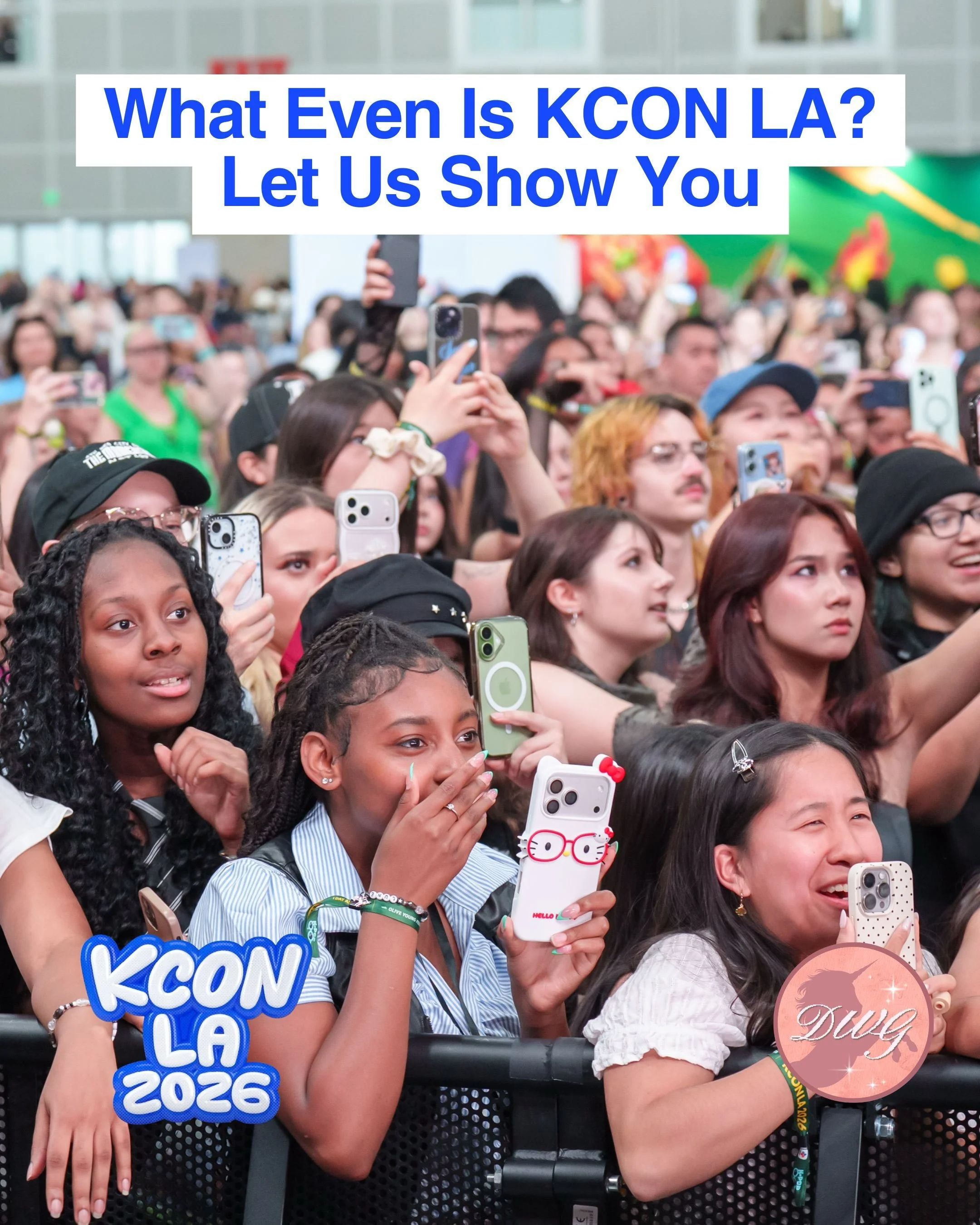 a play-py-play of what&rsquo;s going down at this year&rsquo;s KCON, plus @kconofficial photos from DAY ONE 💚&amp;&amp;&amp; guess what? if we convinced you to come, you can still get tickets for tonight and tomorrow !!!!