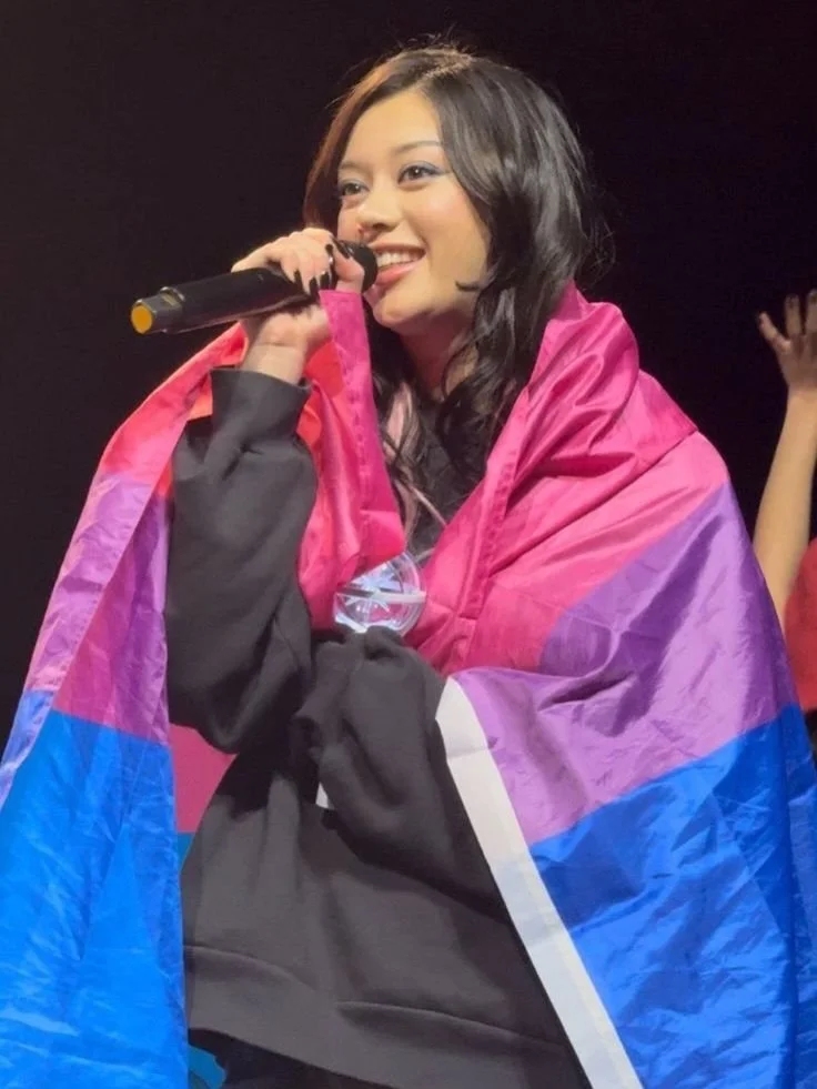it&rsquo;s celebrate bisexuality day, shoutout to my favorite bi popstar @meganskiendiel 🩷💜💙