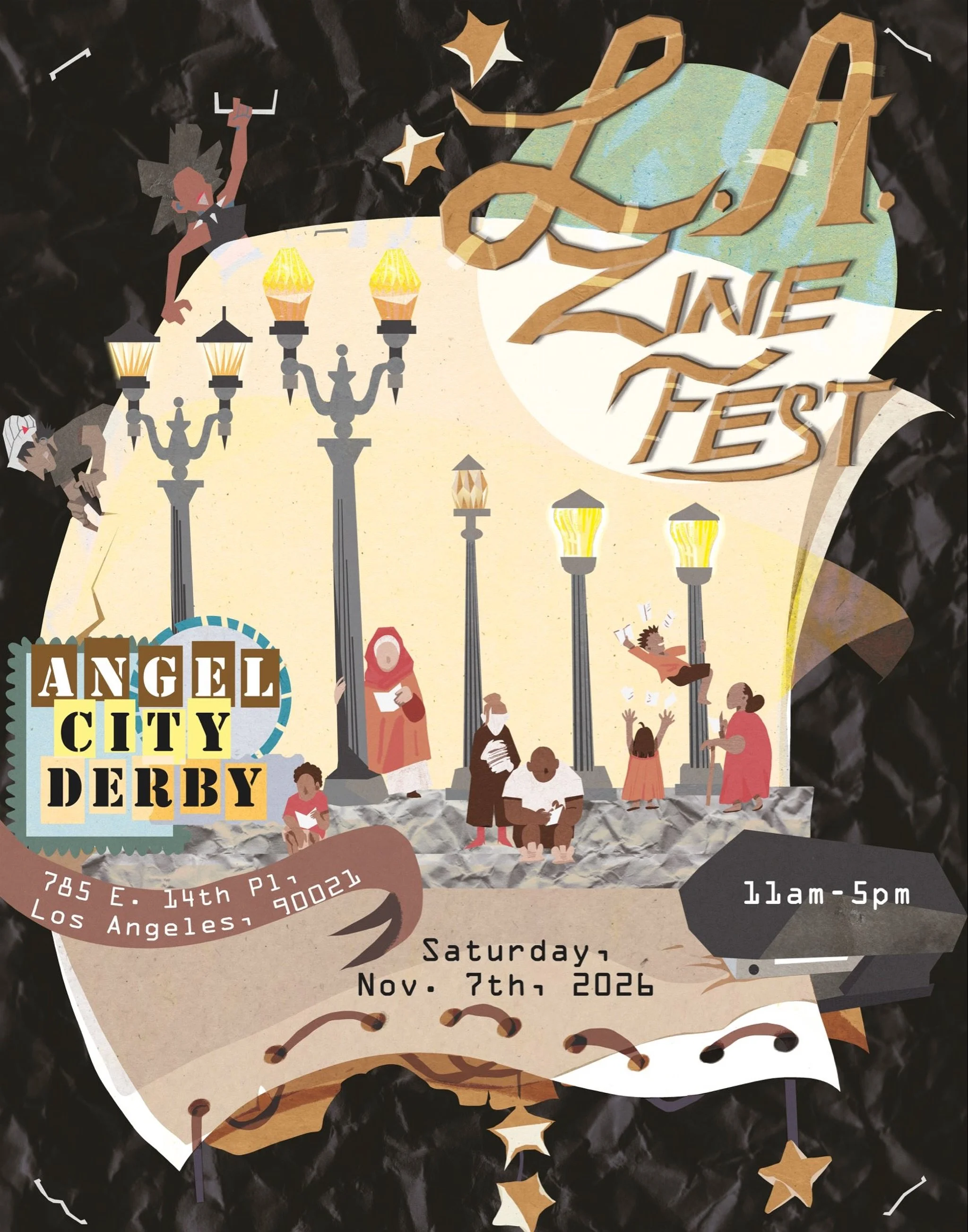 save the date! dreamworldgirl zine is vending at the @lazinefest this year ✨ &amp; since it&rsquo;s our first time we&rsquo;re going all out and will have print copies of EVERY SINGLE DWG ISSUE AVAILABLE, including:

issue 01: diy (summer 2024)
issue