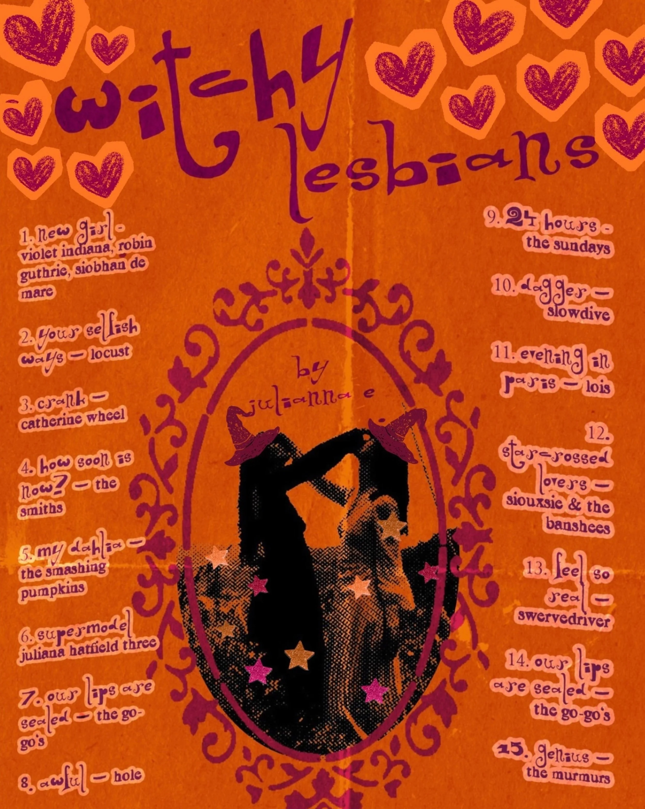 in case you weren&rsquo;t already excited for DESIRE, here&rsquo;s a spooky sneak peek @ our first ever mini-issue 🧹🧡 

&ldquo;witchy lesbians do it better&rdquo;: a playlist created by julianna e. with layout design by @calvarrr x

#dreamworldgirl