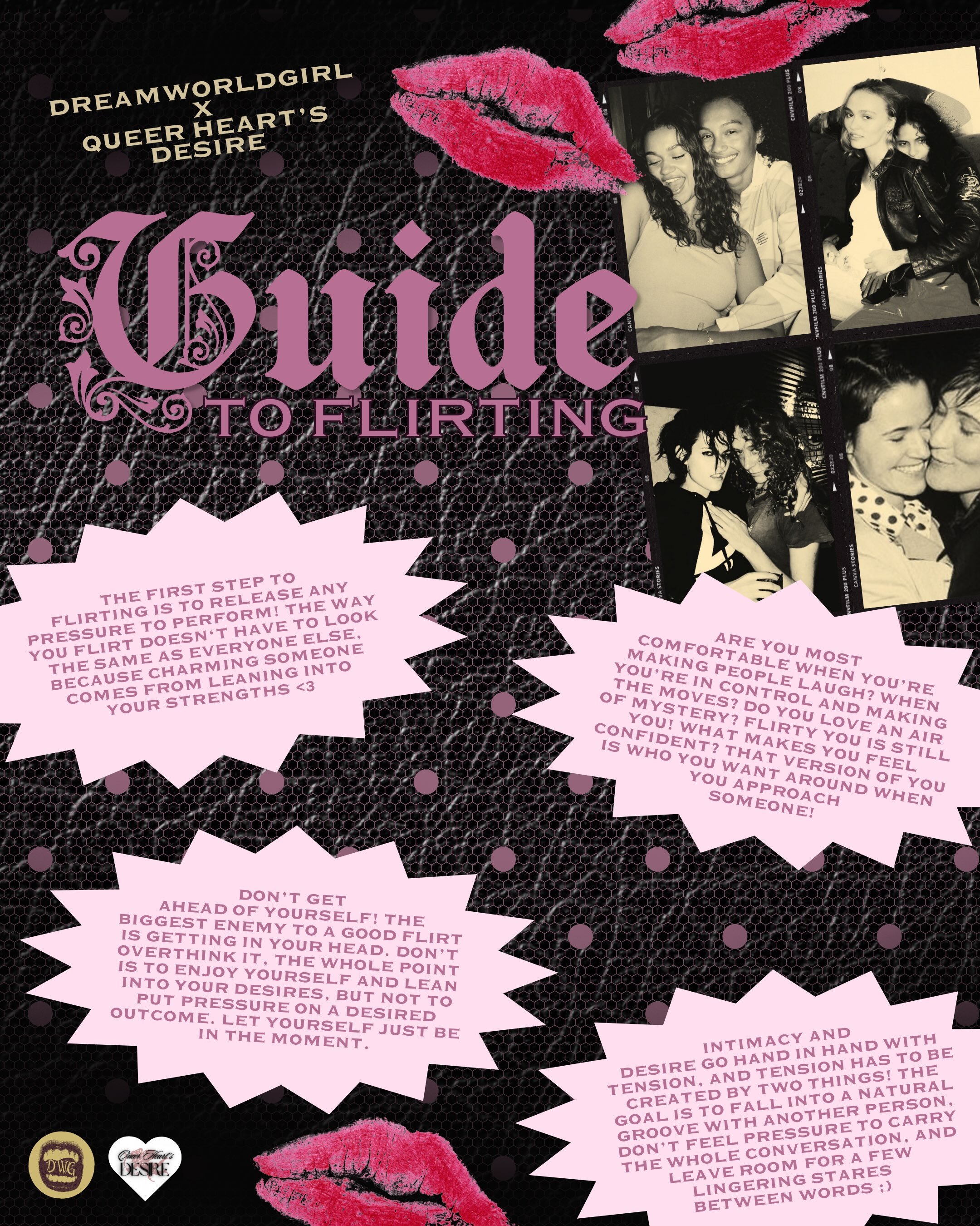the NY launch of dreamworldgirl zine&rsquo;s &lsquo;DESIRE&rsquo; issue is on friday, so we wanted to share a bit more about the flirty portion of our event&hellip; 💋

HOW DOES IT WORK?
The steps for the dating/cruising portion for the event are ver