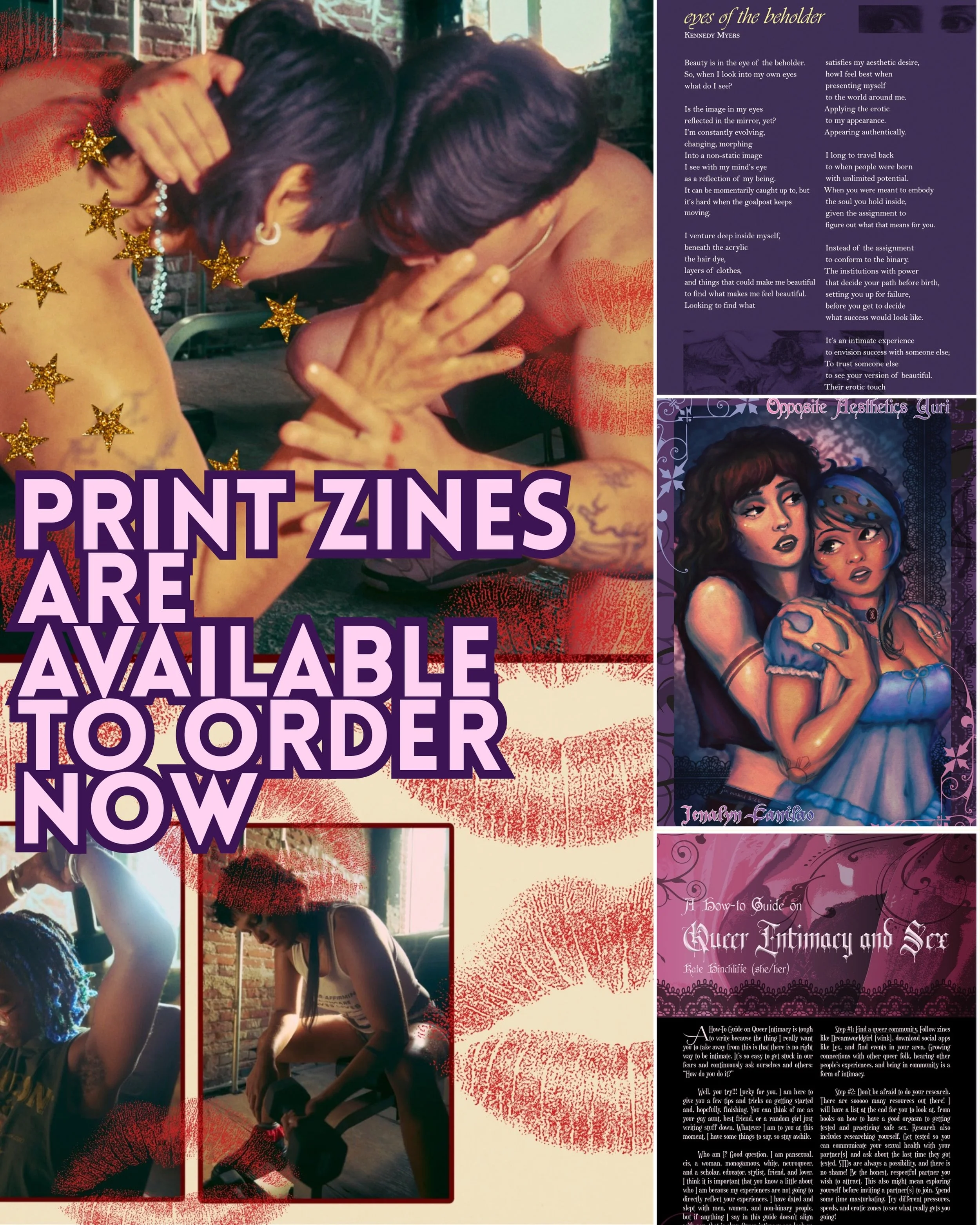 HAPPY LAUNCH DAY, it&rsquo;s out, it&rsquo;s out! for those of you wanting to order a copy of desire, head to the link in our bio and get yours 👩🏾&zwj;❤️&zwj;💋&zwj;👩🏾

#dreamworldgirlzine
