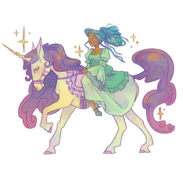 Celeste Unicorn Sticker