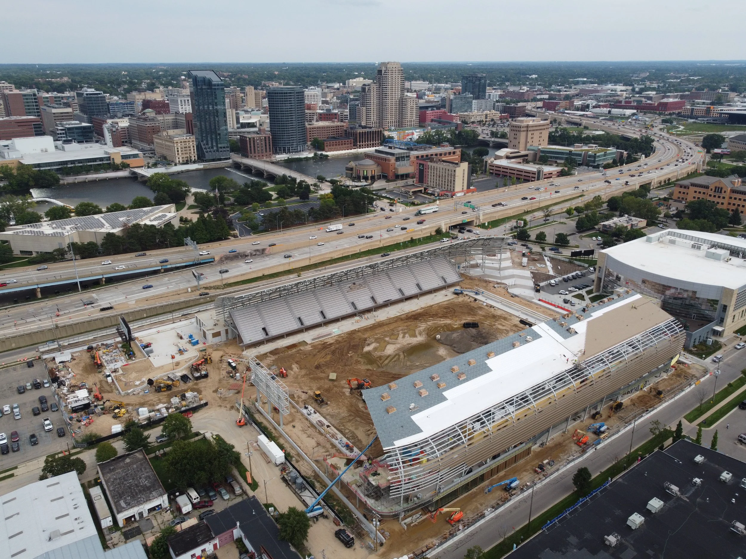A Summer of Steel: How Amway Stadium Took Shape on the Westside