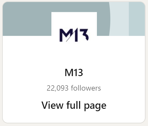M13 LinkedIn 