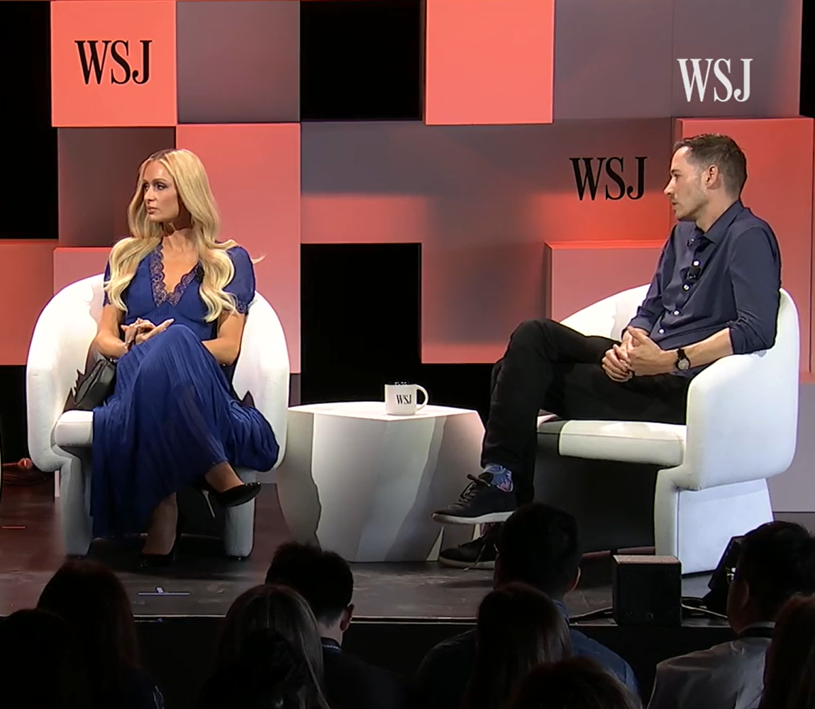 Paris Hilton Carter Reum WSJ Future of Everything