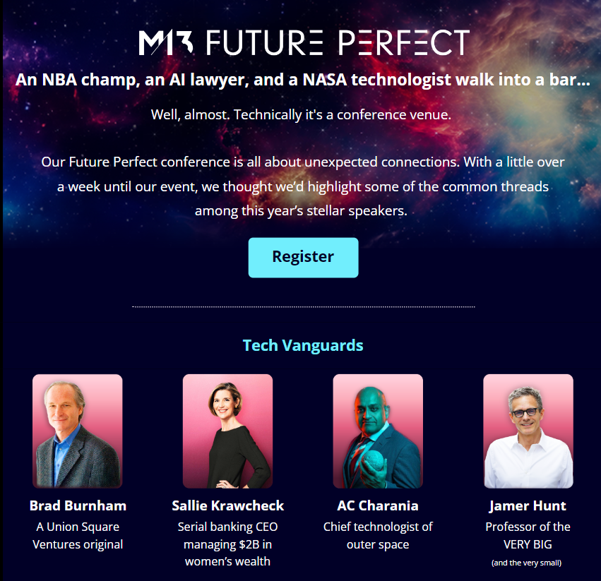 Future Perfect 2024 invitation