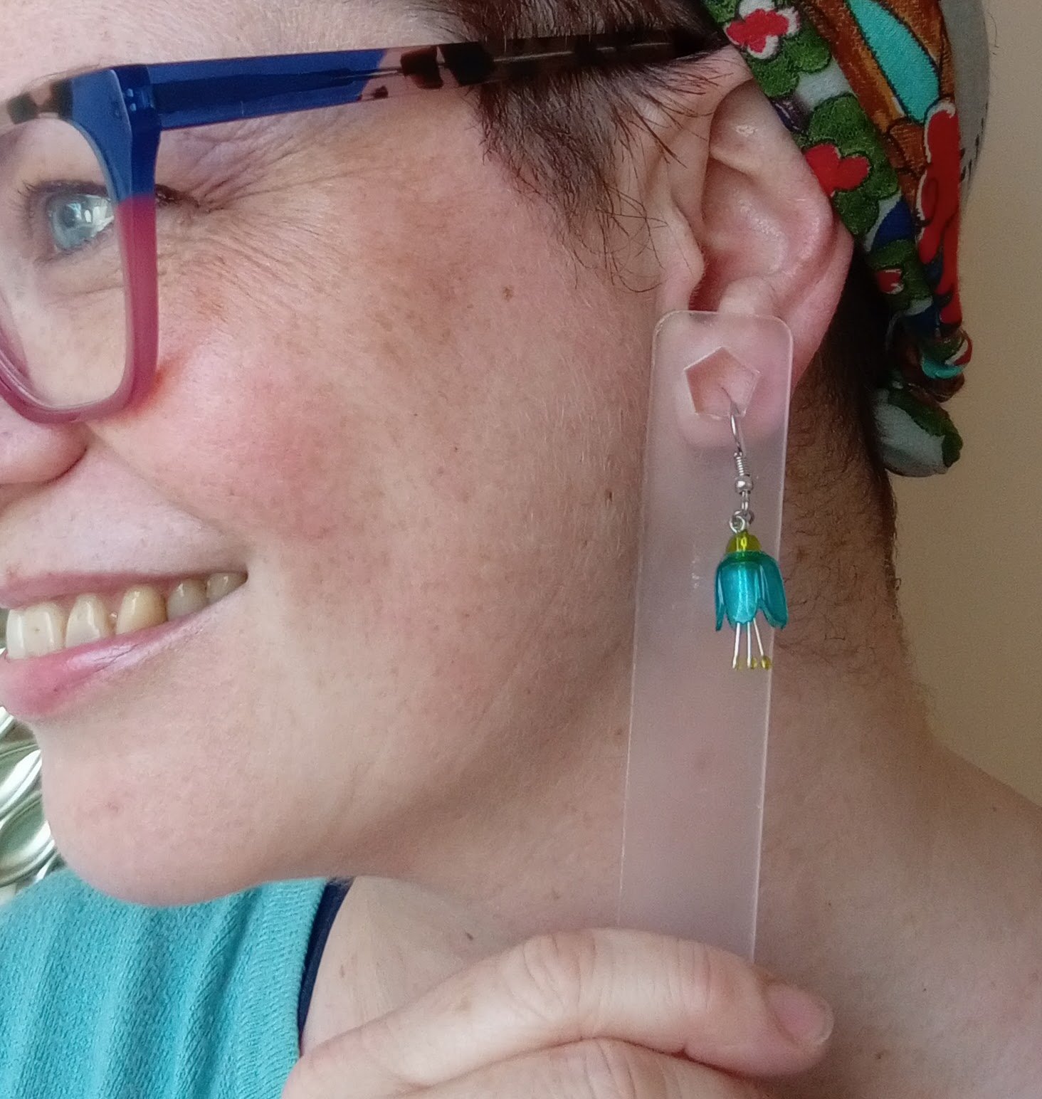 Bell Flower Earrings Blue Size.jpg