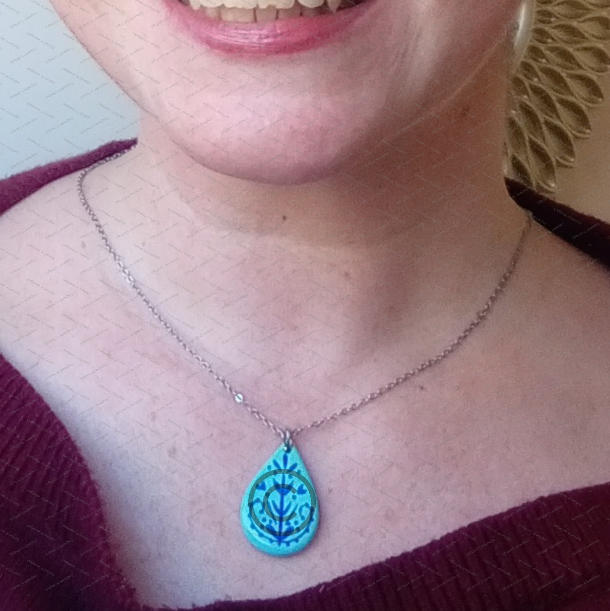 Nordic Turquoise & Blue Teardrop Pendant Size ©.png