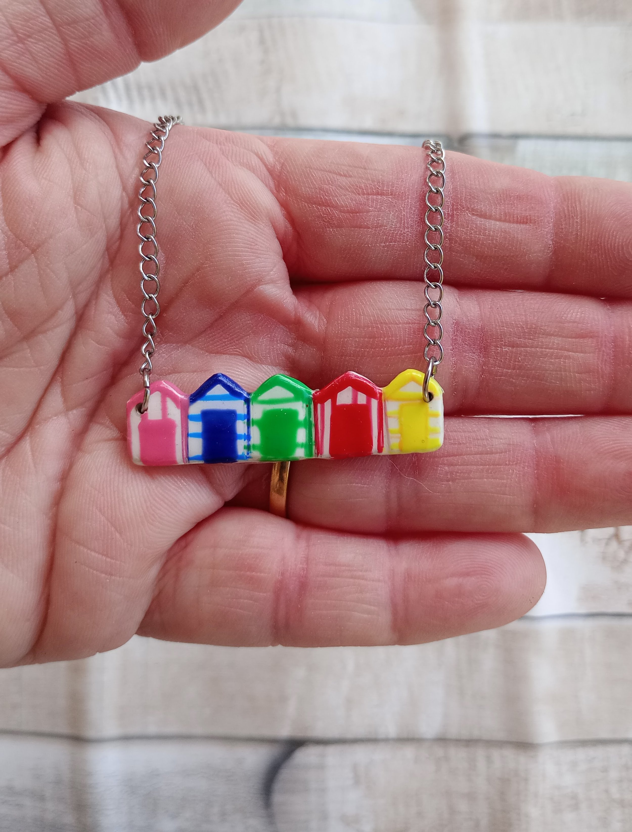 Beach Hut Necklace Red Yellow Green Blue Pink Size.jpg
