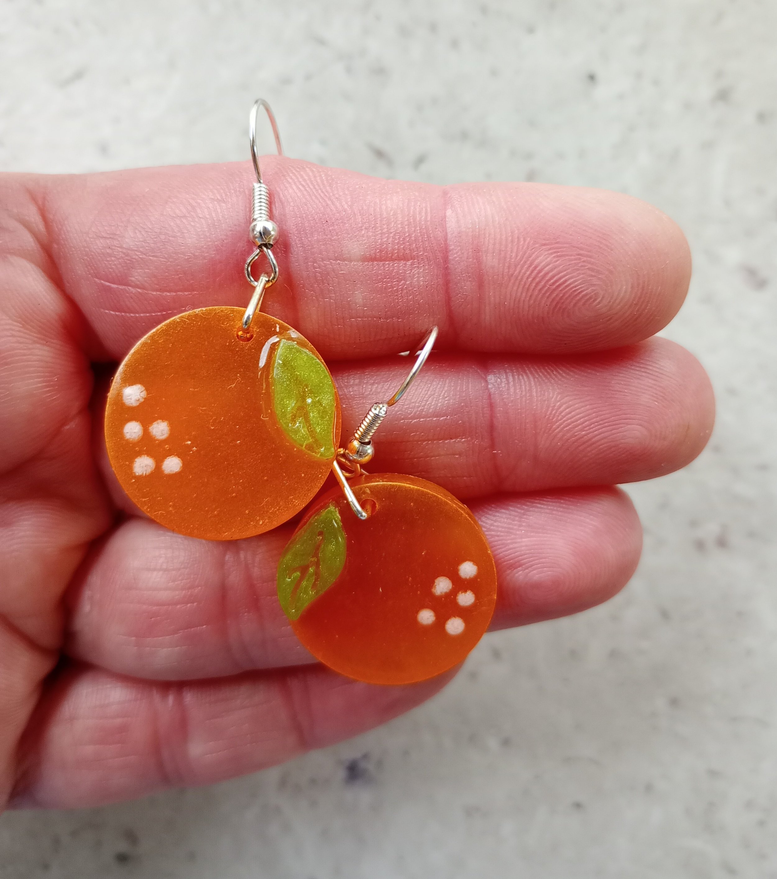 Resin Orange Fruit earrings 2.jpg