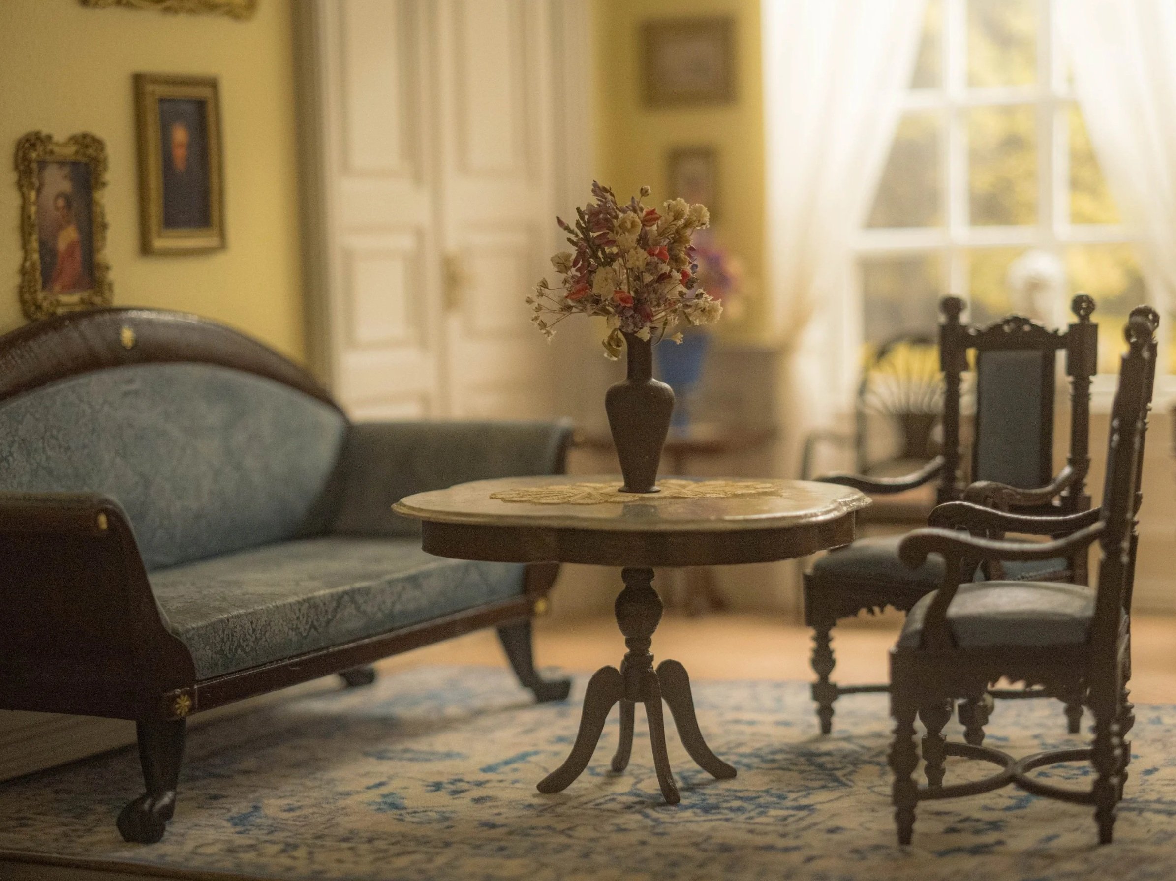 The Miniature Empire-Style Living Room