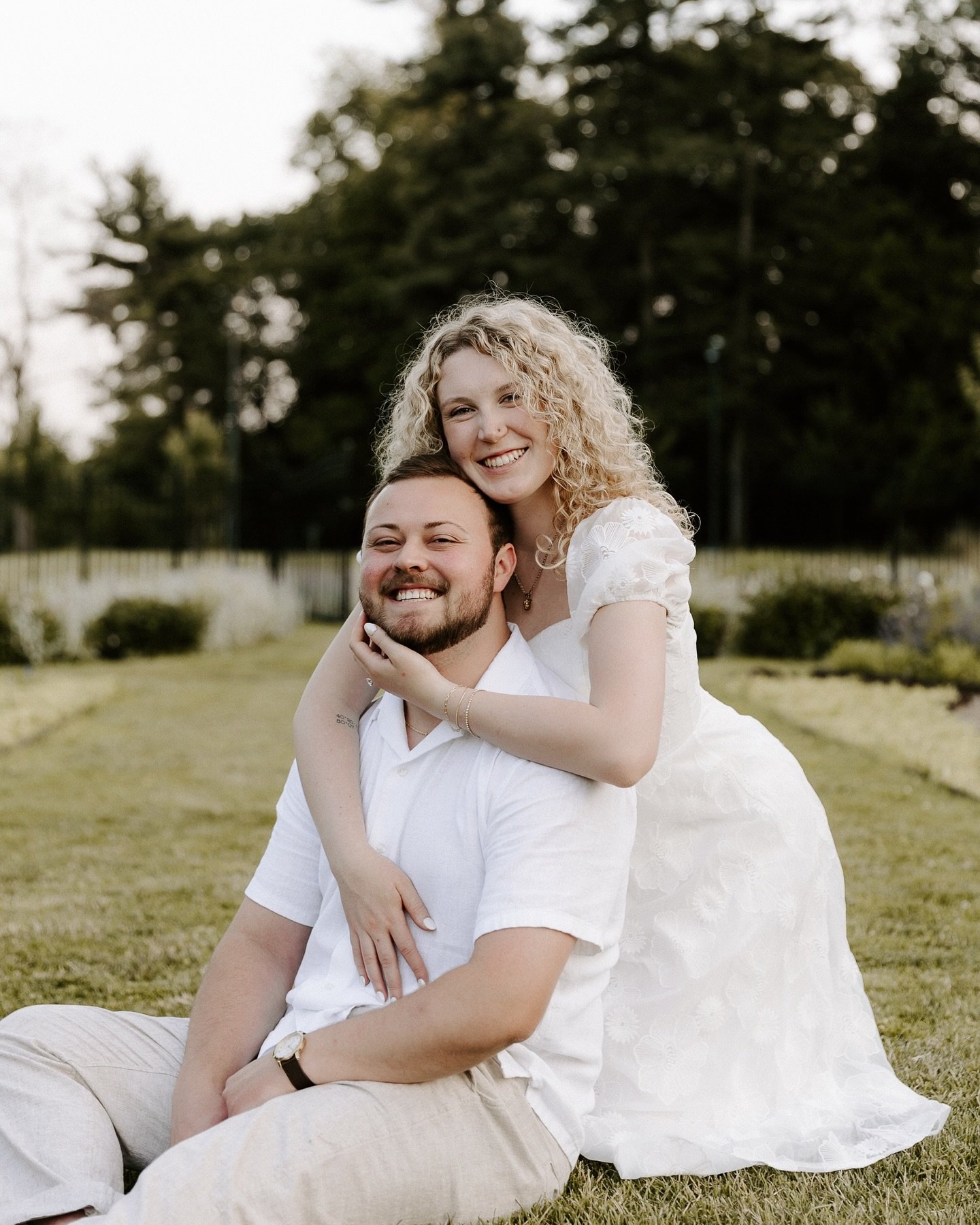 So much love between these two🤍 counting down the days until the wedding!