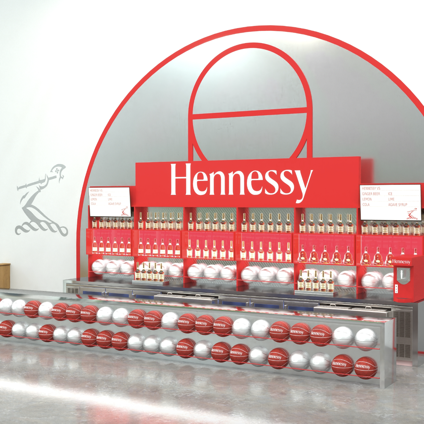 Hennessy Bar at Chase Center