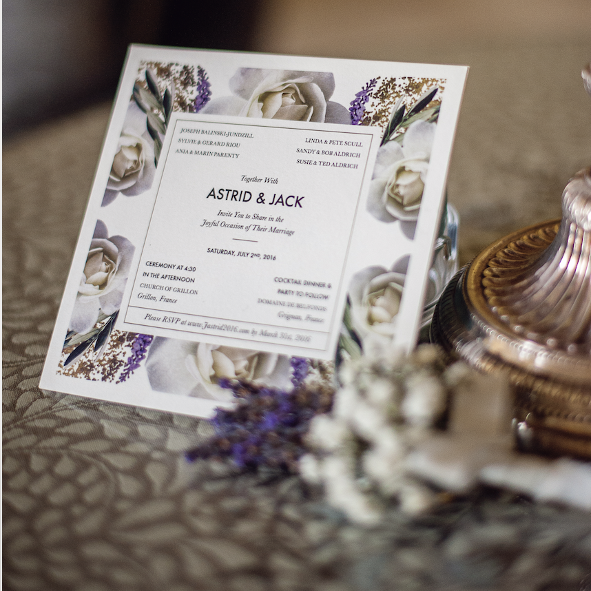 Provence Wedding Stationery
