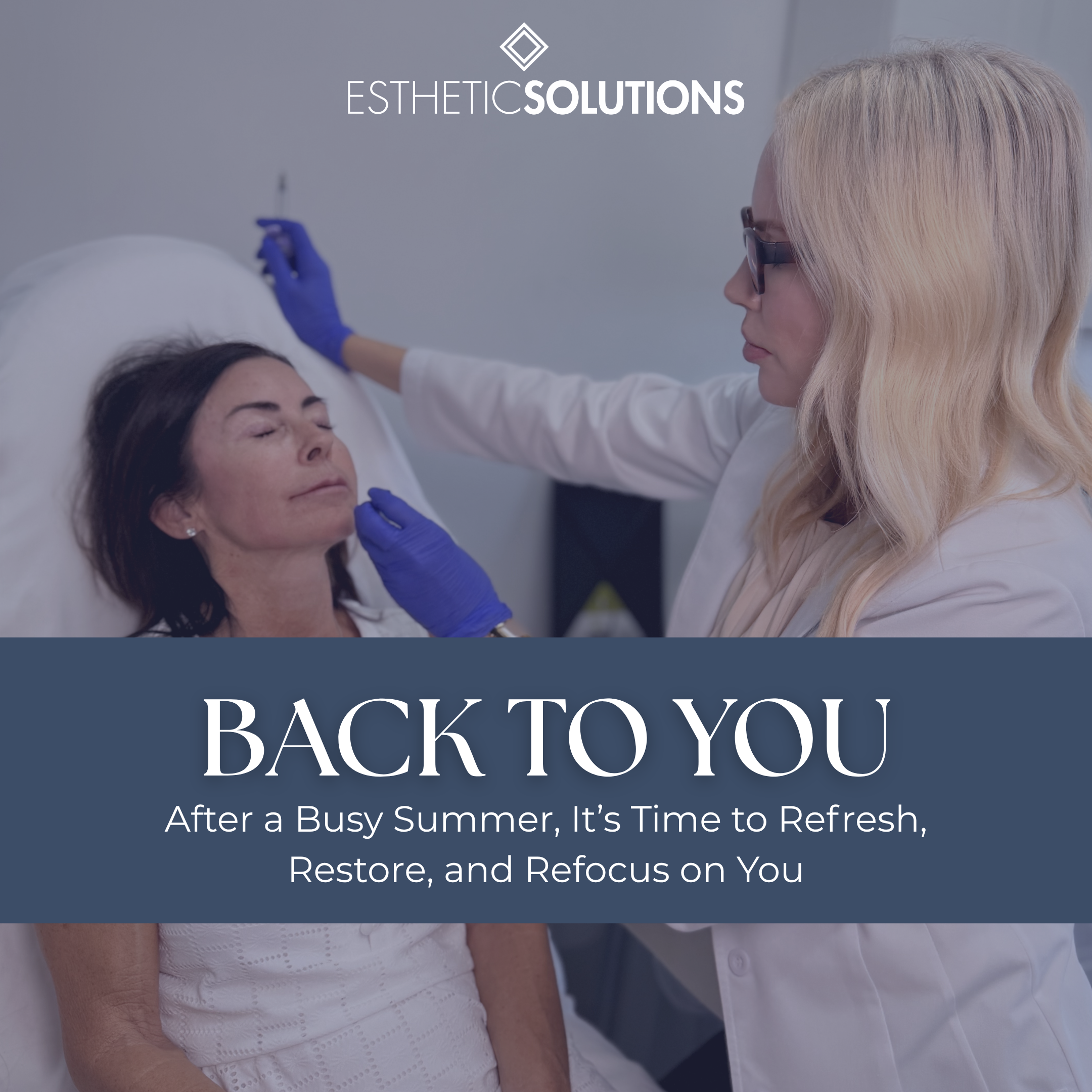 Emily Tryon, RN Consulting With Female Patient at Esthetic Solutions