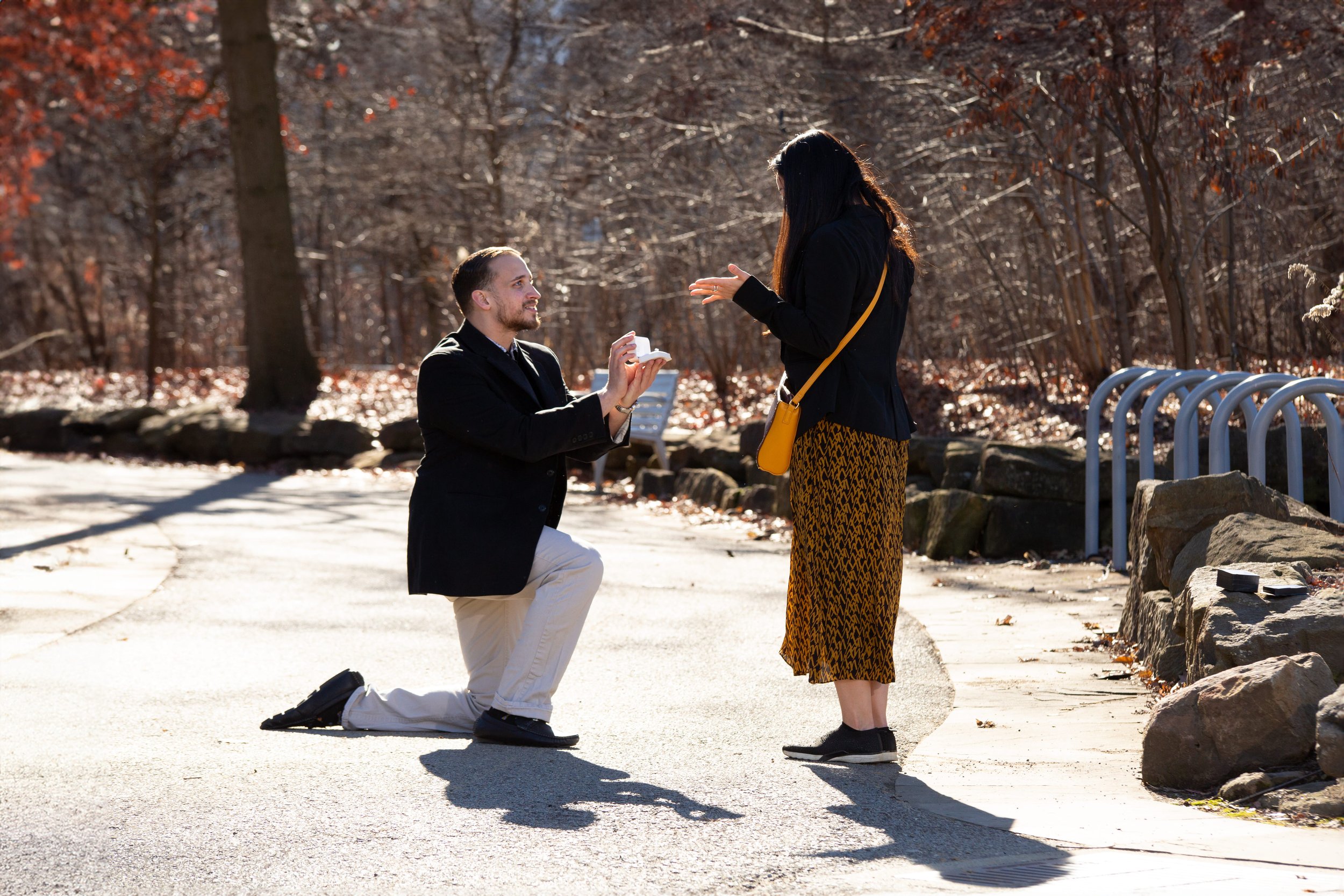 Caleb &amp; Mei's Pittsburgh Proposal: From Bumble to "I Do" at Seven Springs 💍