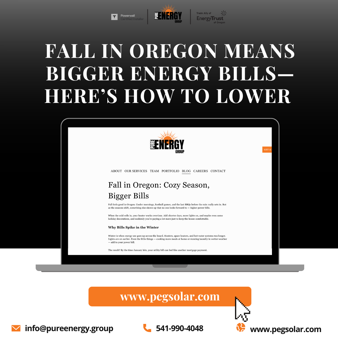 Fall in Oregon: Cozy Season, Bigger Bills