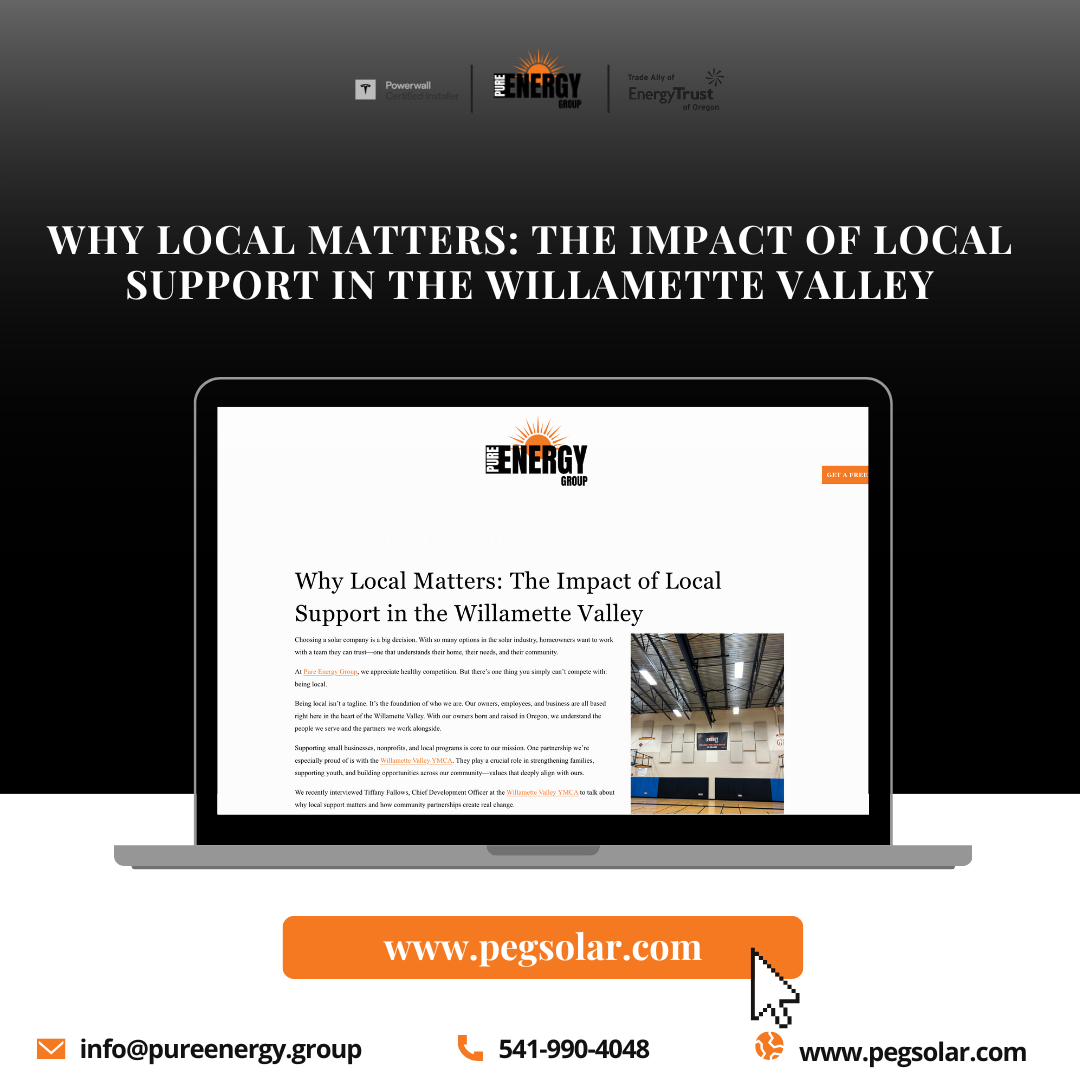 Why Local Matters: The Impact of Local Support in the Willamette Valley