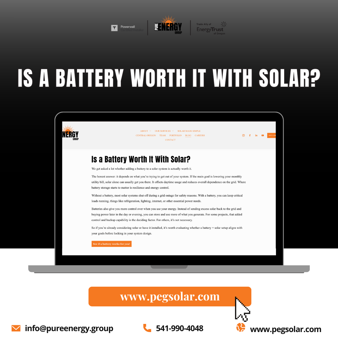 Is a Battery Worth It With Solar?