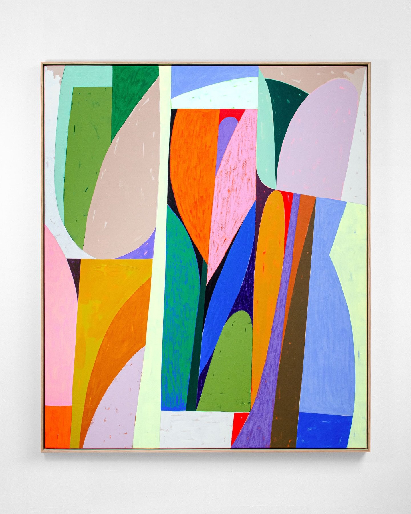 Le bouquet s&rsquo;agrandit 🌷 

Les Tulipes #2
110 &times; 130 cm 
Acrylique et pastel &agrave; l&rsquo;huile sur toile 

Commande sur mesure coordonn&eacute;e par la galerie @maisonsanat.

#thefeebles #maisonsanat #art #commission