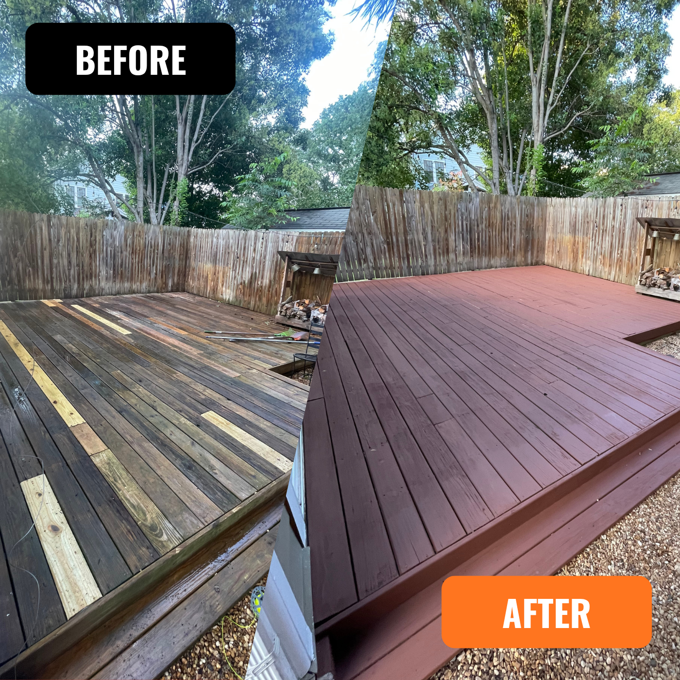 Deck repair, deck painting, deck pressure washing, deck staining,  