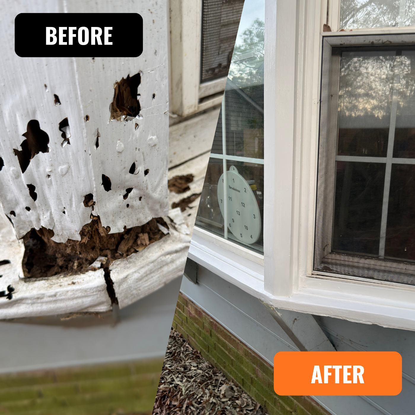 windows fix, wood repair, wood rotten, painting, exterior, residential, commercial  