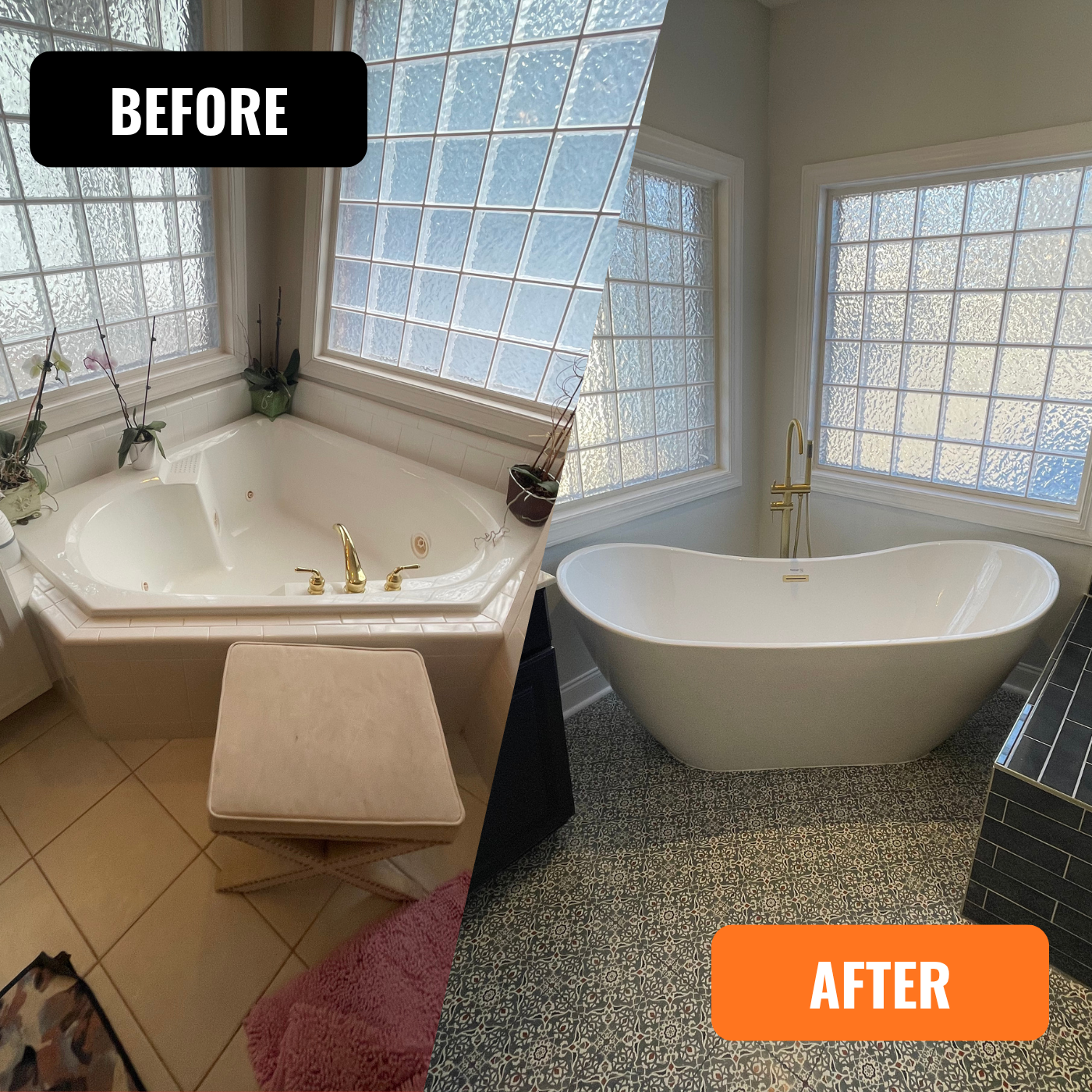 Hot tube installation, bathroom remodelation, trim painting, walls painting, ceiling painting, tile installation