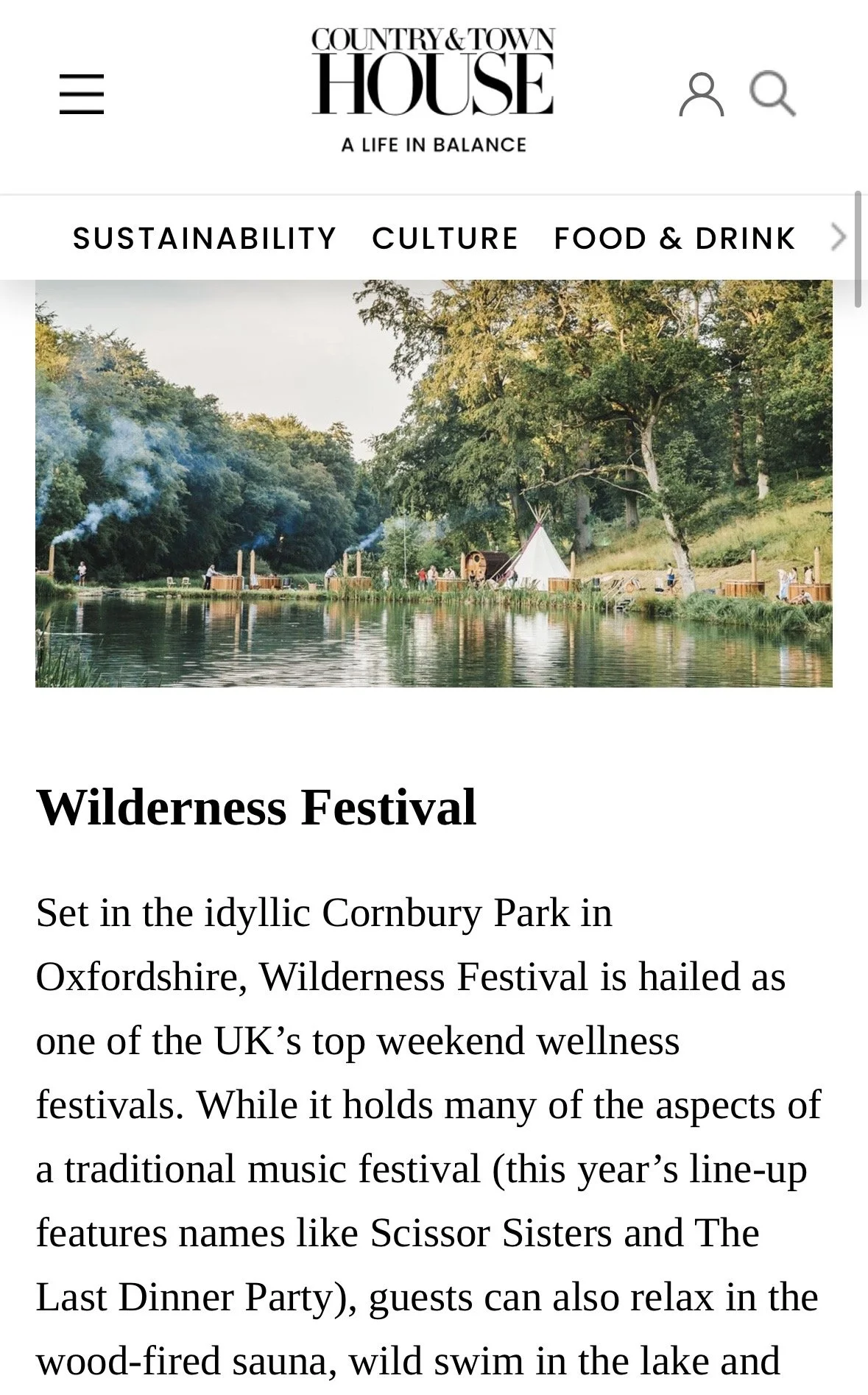Wilderness Festival 