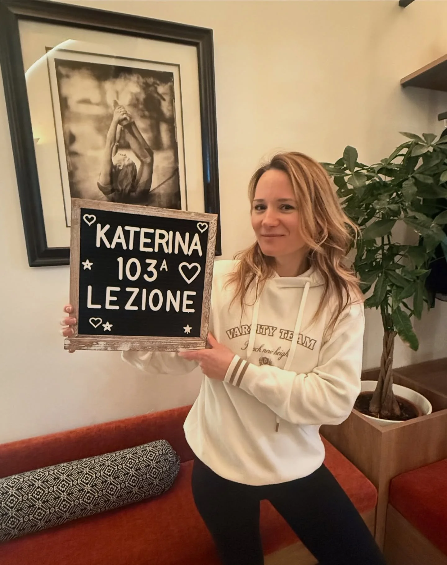 🌸 Congratulations, Katerina! 🌸

103 classes!! What a milestone. ✨ When we asked how she&rsquo;s feeling, she said, &ldquo;So much better than a year ago.&rdquo;

And we can feel it! She brings so much joy into every class and she flows alongside he