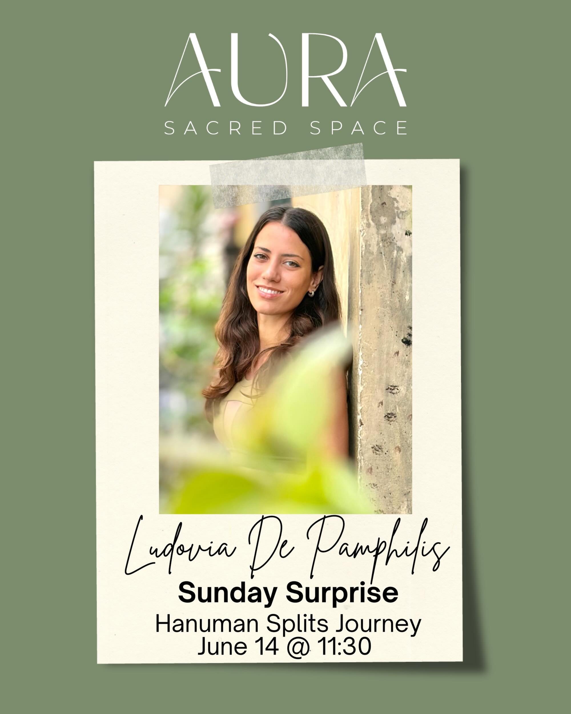 Sunday Surprise: Hanuman Splits Journey with @yoga.con.ludo 

Inspired by the story of Hanuman, the playful monkey god who leaped toward the rising sun believing it to be a ripe fruit, this special Sunday Surprise invites you to embody his courage, c