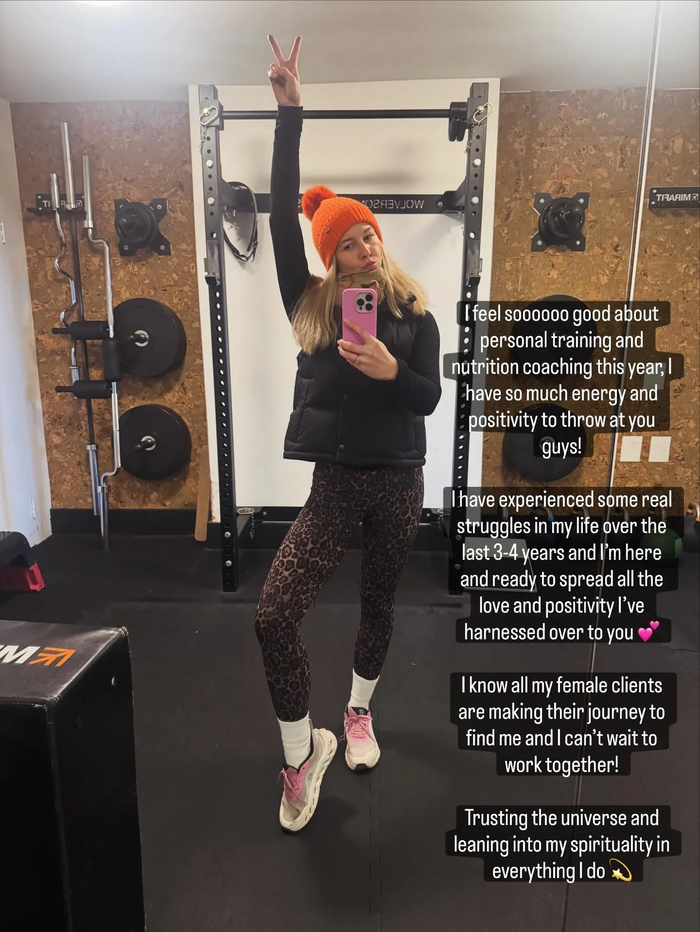 I feel soooooo good about personal training and nutrition coaching this year, I have so much energy and positivity to throw at you guys! 

I have experienced some real struggles in my life over the last 3-4 years and I&rsquo;m here and ready to sprea