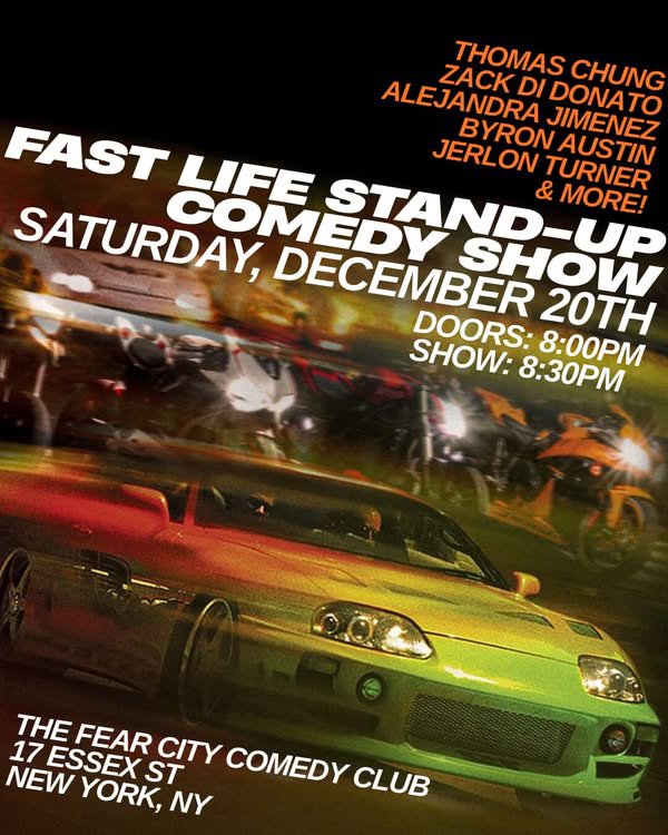 Fast Life: A Stand Up Comedy Show 