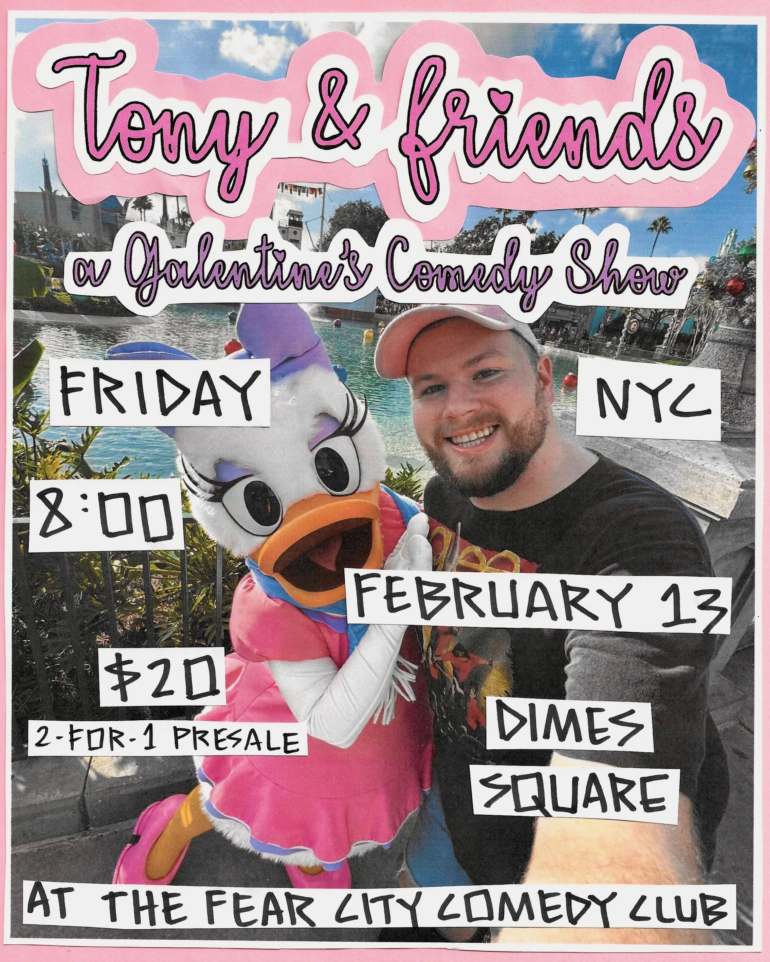 PURE CHAOS COMEDY PRESENTS: Tony &amp; Friends - Galentine’s Day - A Stand Up Comedy Show
