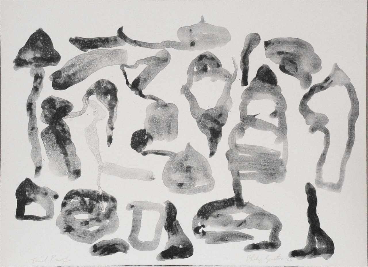 🖼️ Ever wish you could invite Philip Guston over for a coffee chat? ☕️ Well, here&rsquo;s the next best thing: his exclusive set of 10 lithographs! 🎨 Each print is like having a taste of Guston&rsquo;s genius without the messy paint spills. 🌟 Grab