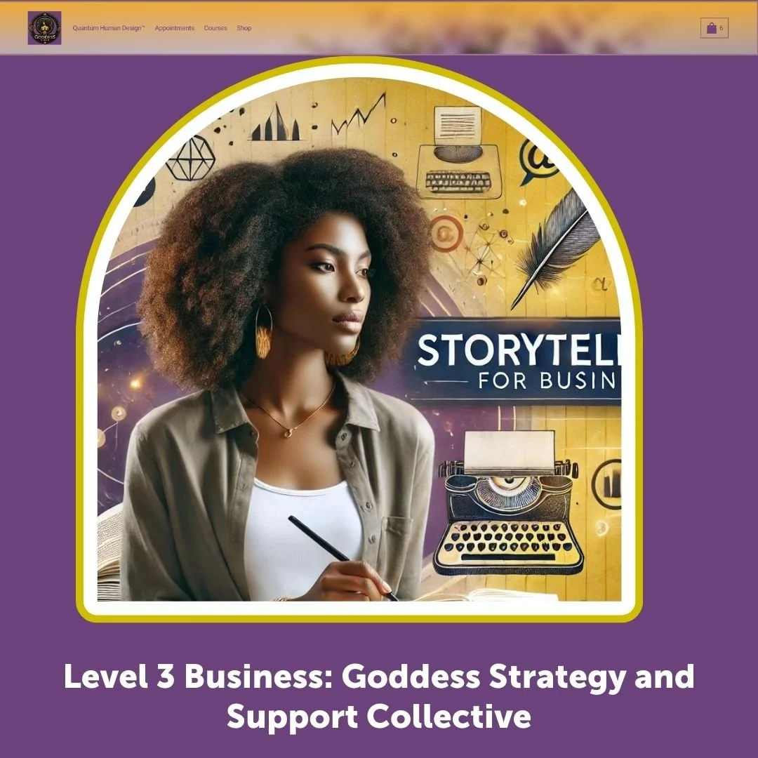 A woman with large curly hair sits at a desk, surrounded by creative icons and a yellow background, with the text 'Storytel for Business'.
