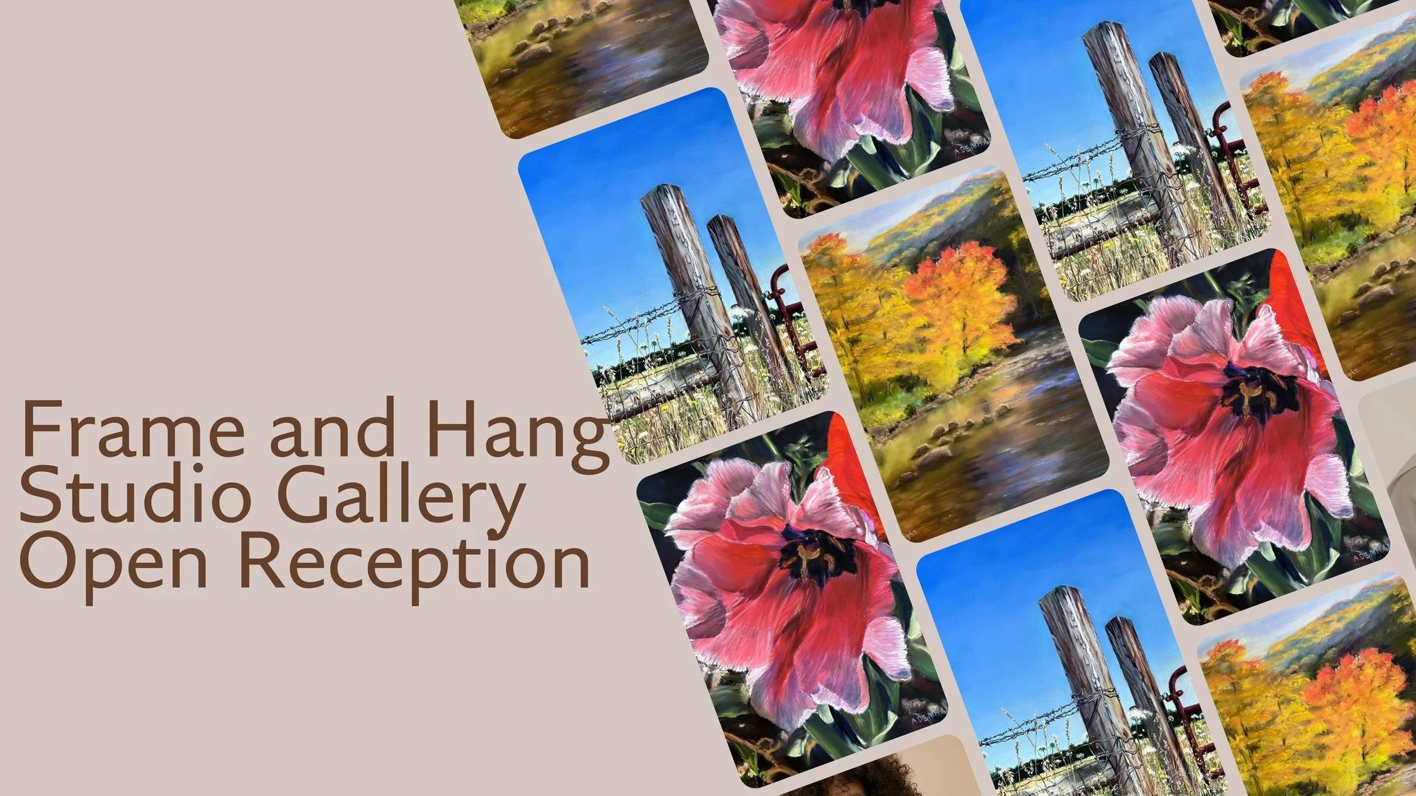 NKY Artists Gallery Open Reception at Frame & Hang Studio