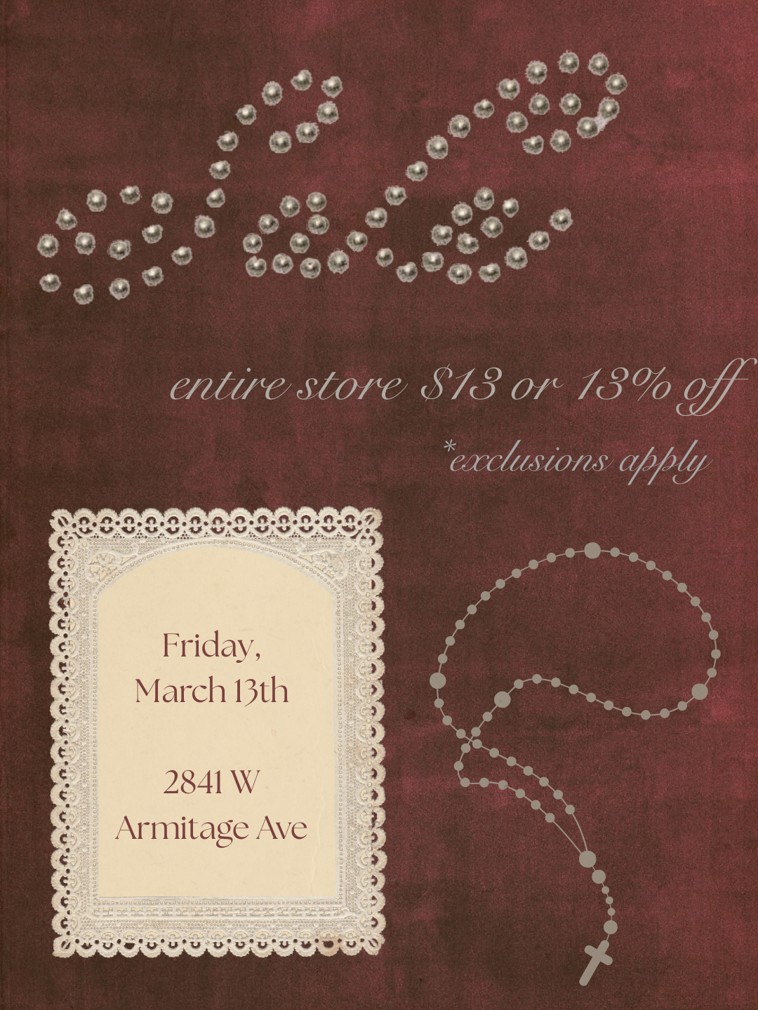 Friday the 13th Sale