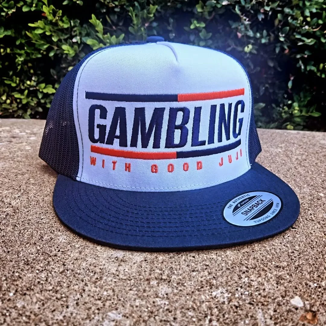 Everyone agrees...
Our #podcast is ok, our merch is amazing. Here's a new one hitting the store very soon. Get yourself ready for the fall with a new @goodjujubets #gambling  embroidered hat. 

GoodJuJuBets.net
