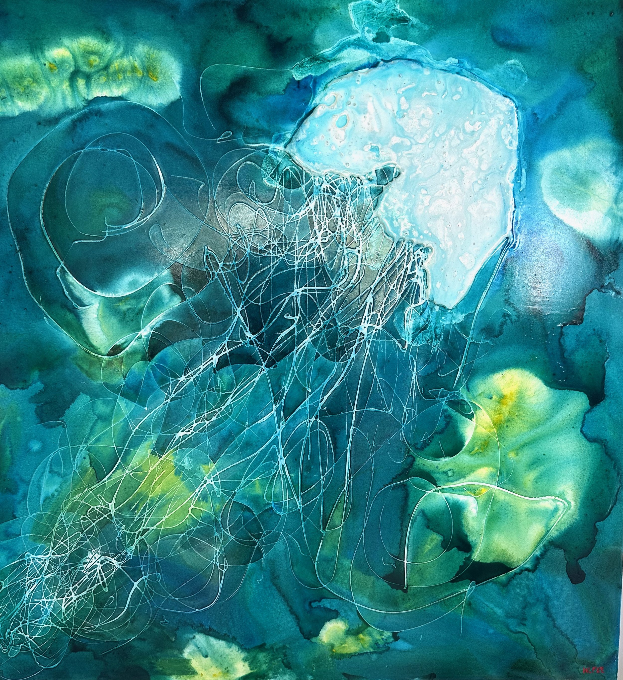 George 30 X 30 X 2 Acrylic on panel bord $2,700