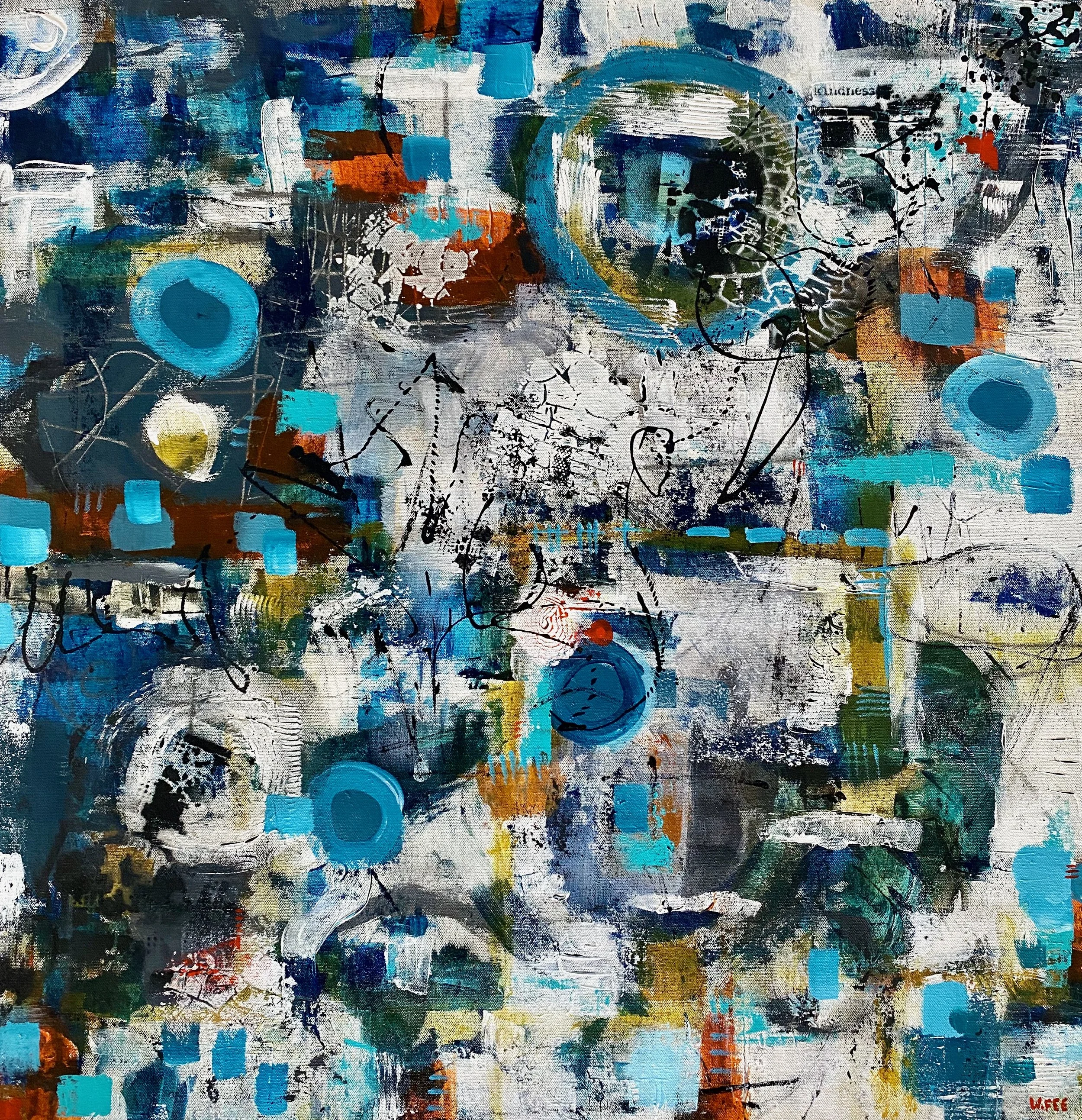 
A patchwork Sea I
Acrylic on canvas
30 X 30 X 1.5
Framed