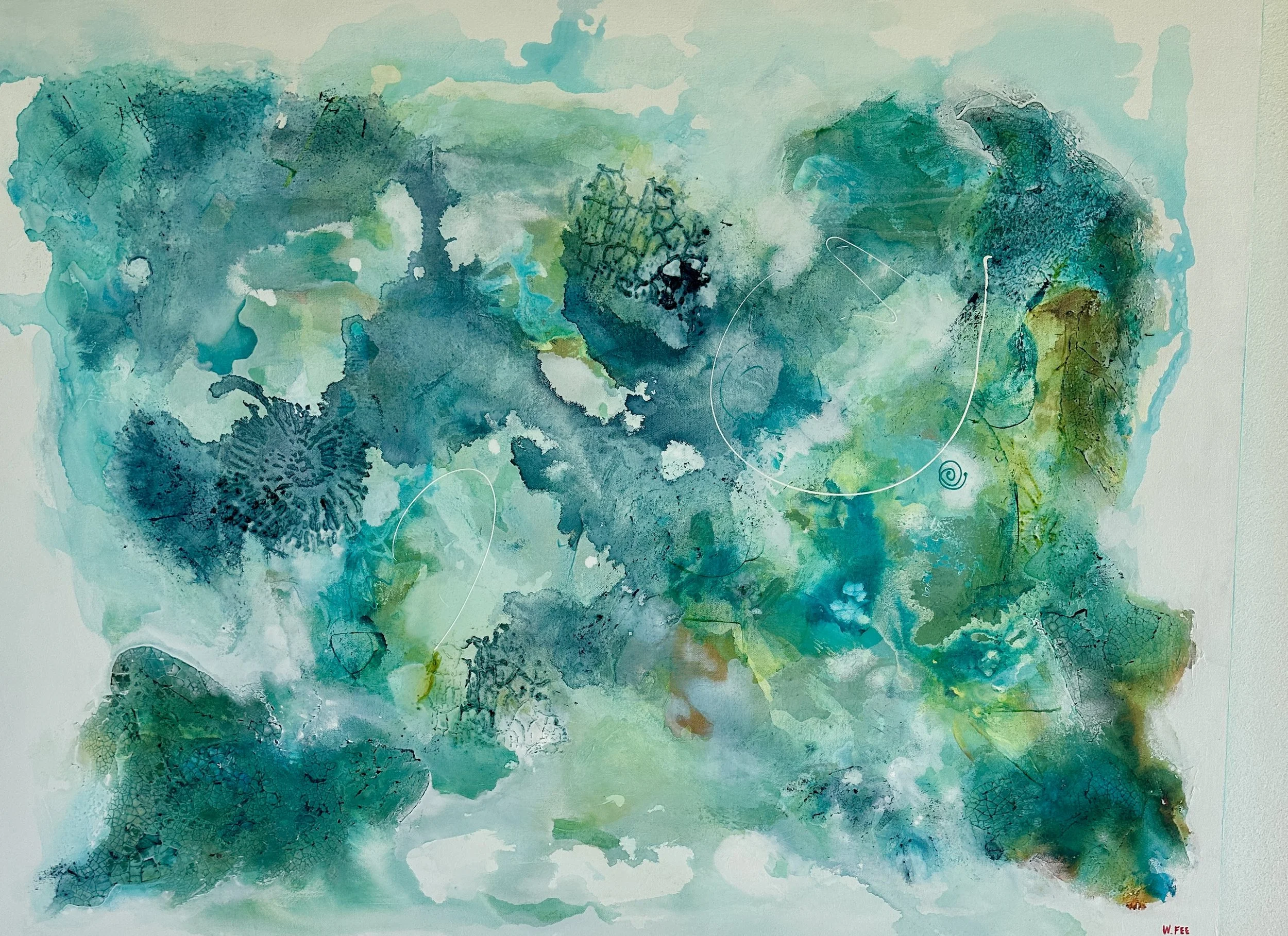 Indigo Passage
Acrylic on canvas
36 X 48