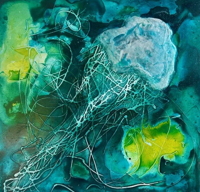 George Junior
Mixed Media on panel bord
12 X 12