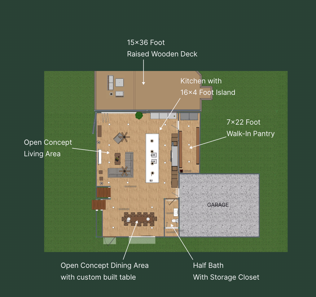 Home renovation floor plan