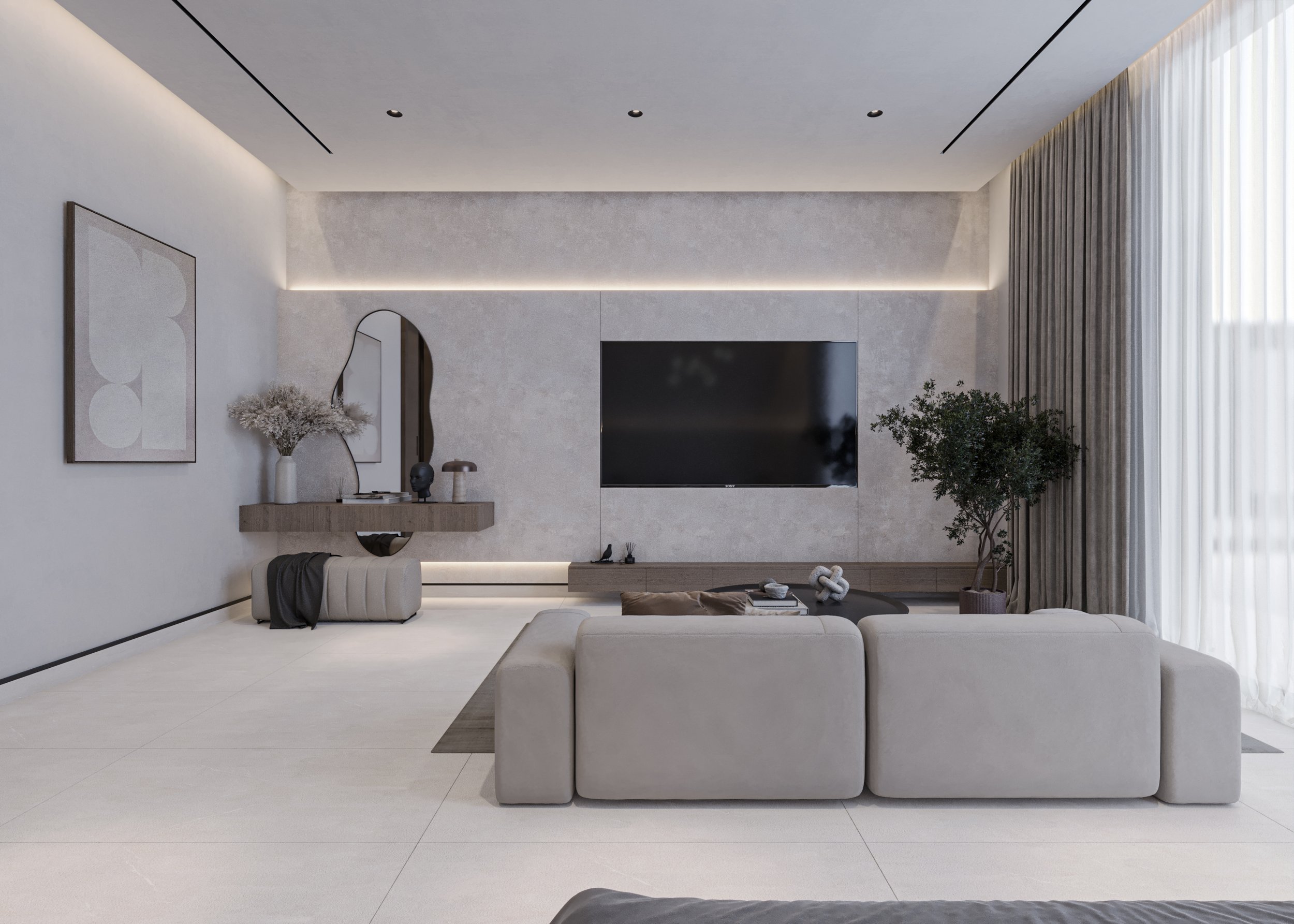 Master Seating Area..