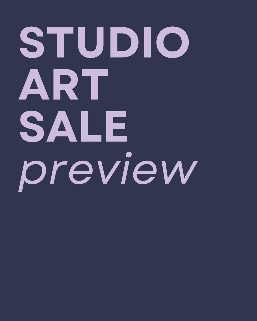 Here’s a preview of some of the incredible works on sale tomorrow at our annual Open Day & Art Sale. If you would like to purchase early get in touch so you don’t miss out. 
Heaps more on sale tomorrow, visit us in the studio from 10